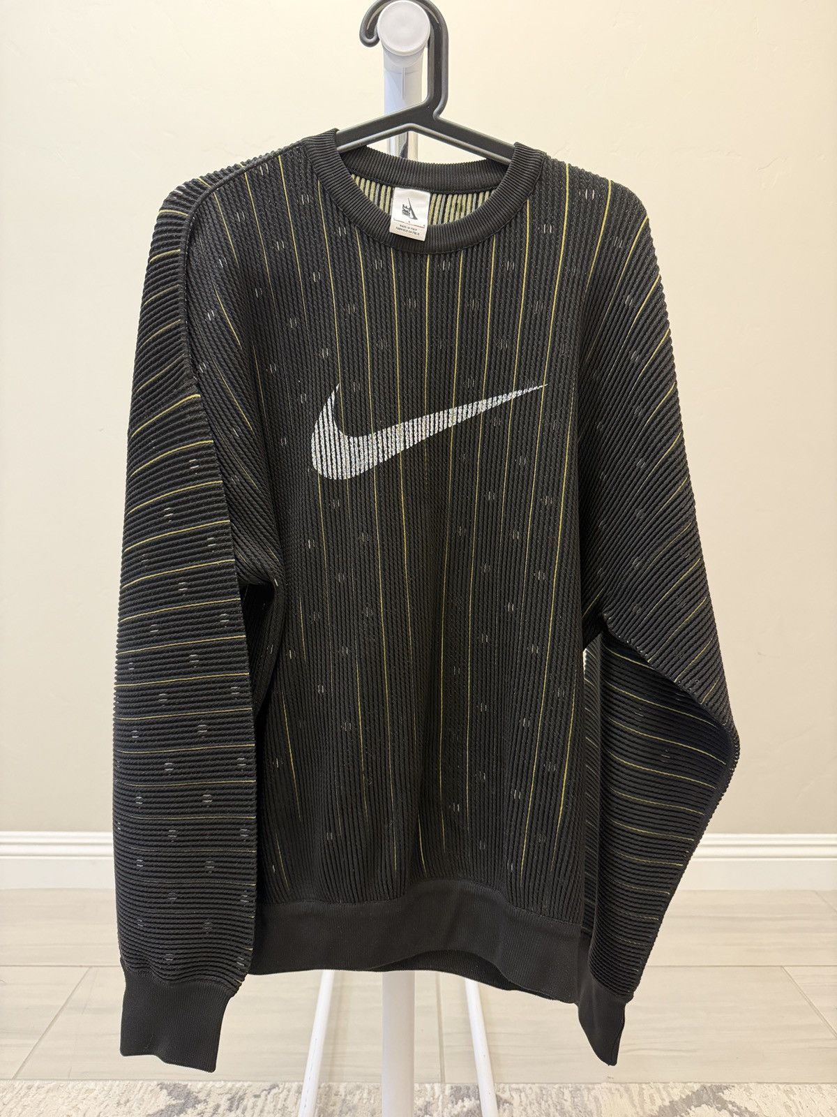 Nike Nike Sportswear Made in Italy Knit Sweater Large Big Swoosh Size US L / EU 52-54 / 3 - 2 Thumbnail