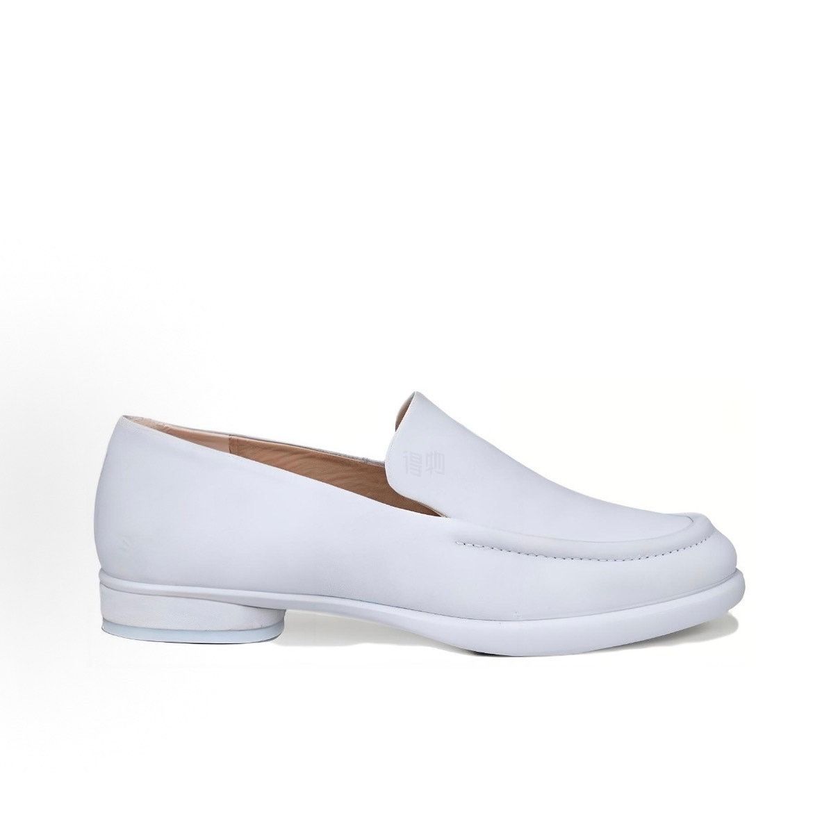 Ecco ECCO WOMEN'S 41 SCULPTED LX WHITE LEATHER LOAFER NIB 222313 Size US 10 / IT 40 - 3 Thumbnail