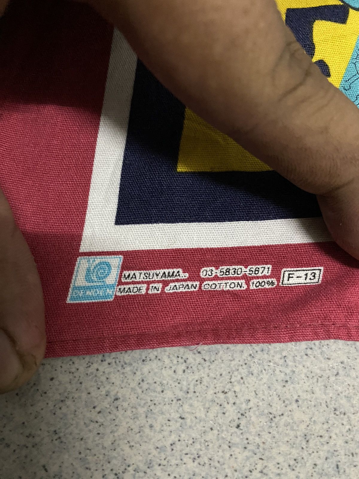 Anime × One Piece × Vintage Vintage One Piece Anime Handkerchief Size ONE SIZE - 3 Thumbnail