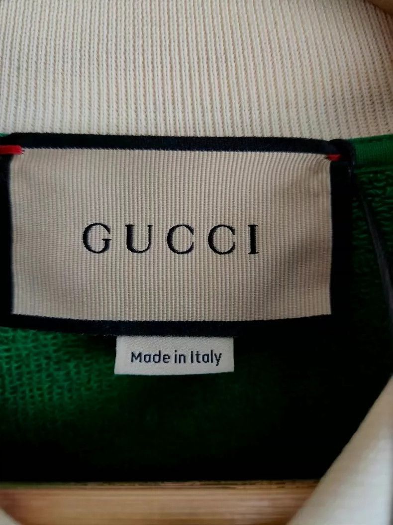 Gucci Gucci Short Sleeve Polo Shirt with Apple Design-2506 Size US S / EU 44-46 / 1 - 5 Thumbnail