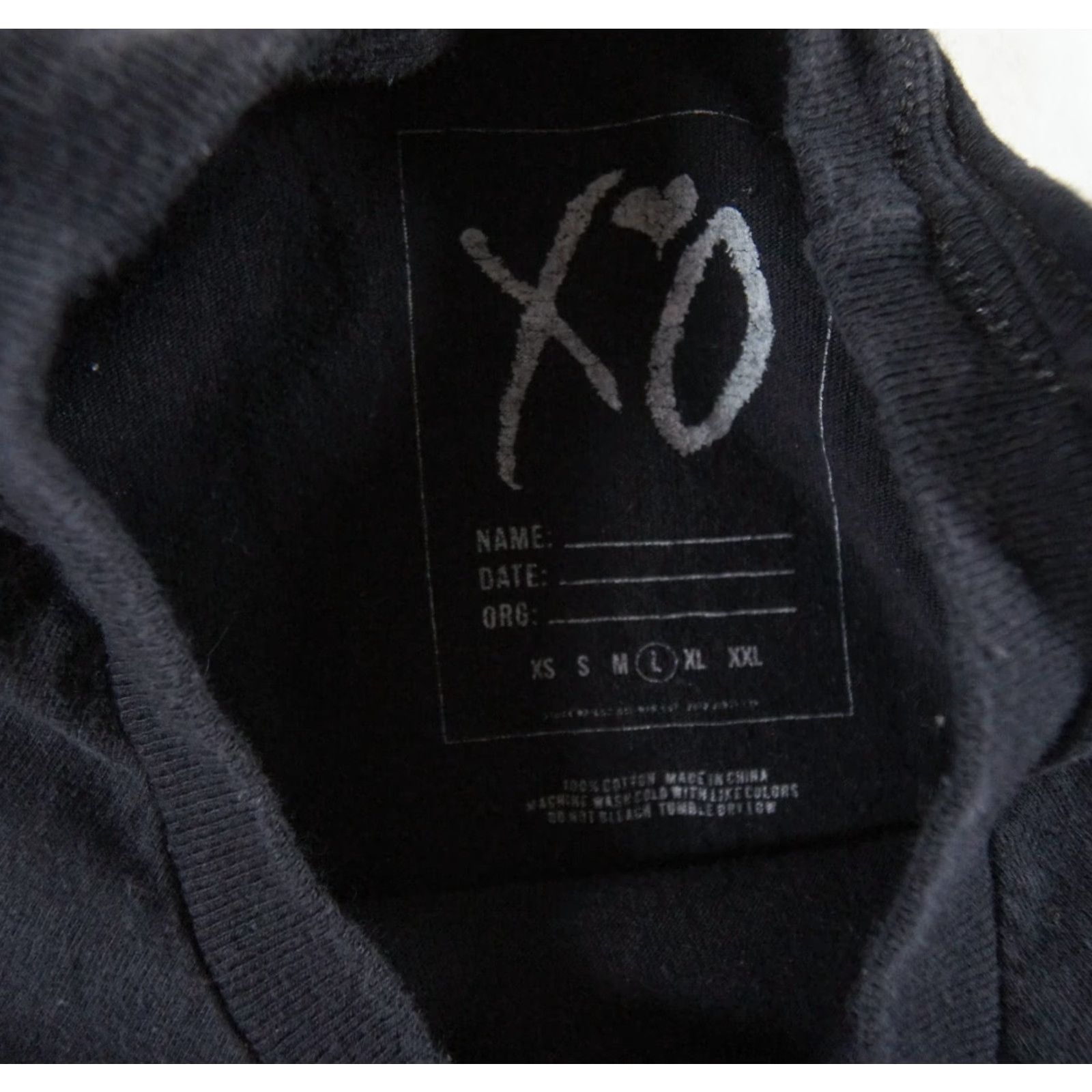 Vintage The Weeknd After Hours Til Dawn Tour Shirt Mens Large Black Graphic Cotton Short Sleeve R&B Hip Hop Size US L / EU 52-54 / 3 - 6 Thumbnail