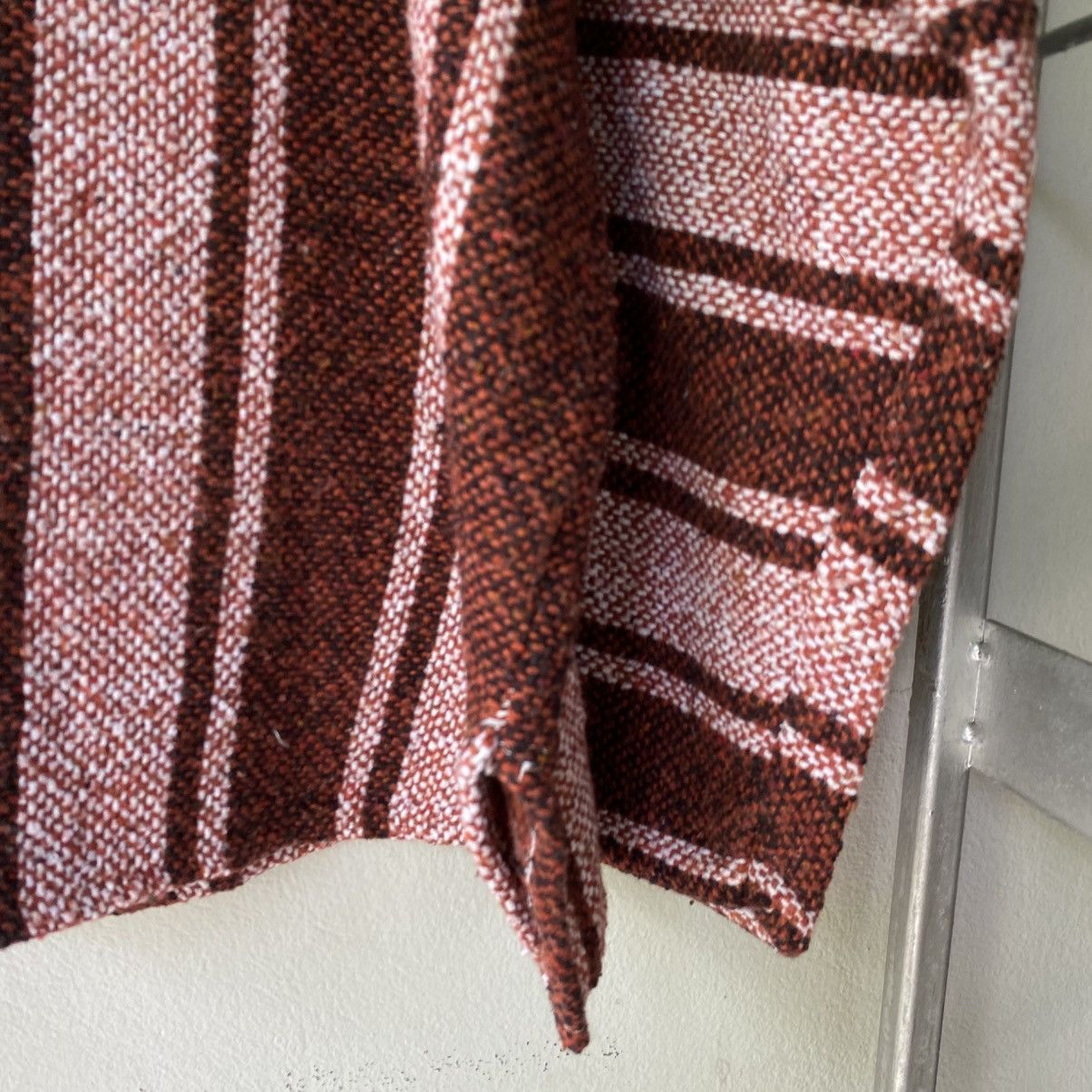 Vintage Brown & Pink Striped Baja Hoodie Size US M / EU 48-50 / 2 - 10 Thumbnail