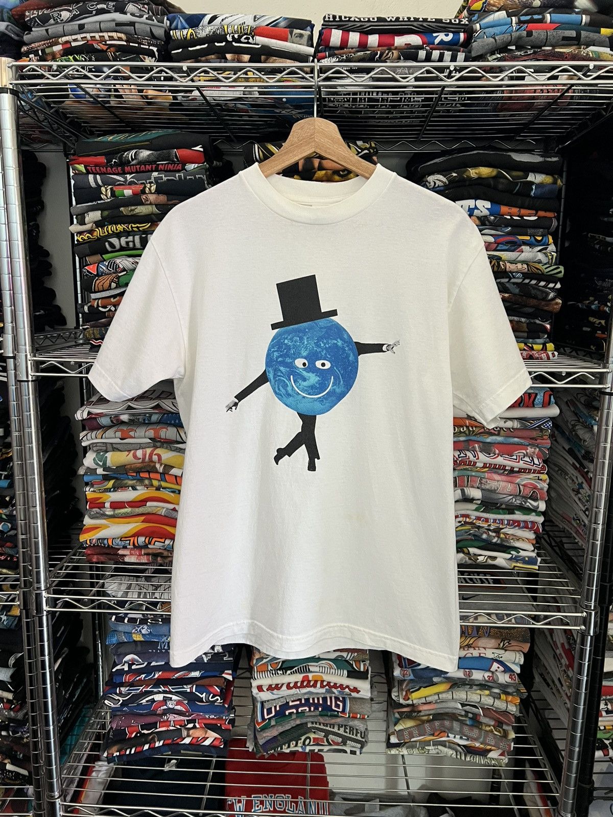 The Quiet Life 90s Smiley Dancing Earth Nature Habitat Tee Size US M / EU 48-50 / 2 - 1 Thumbnail