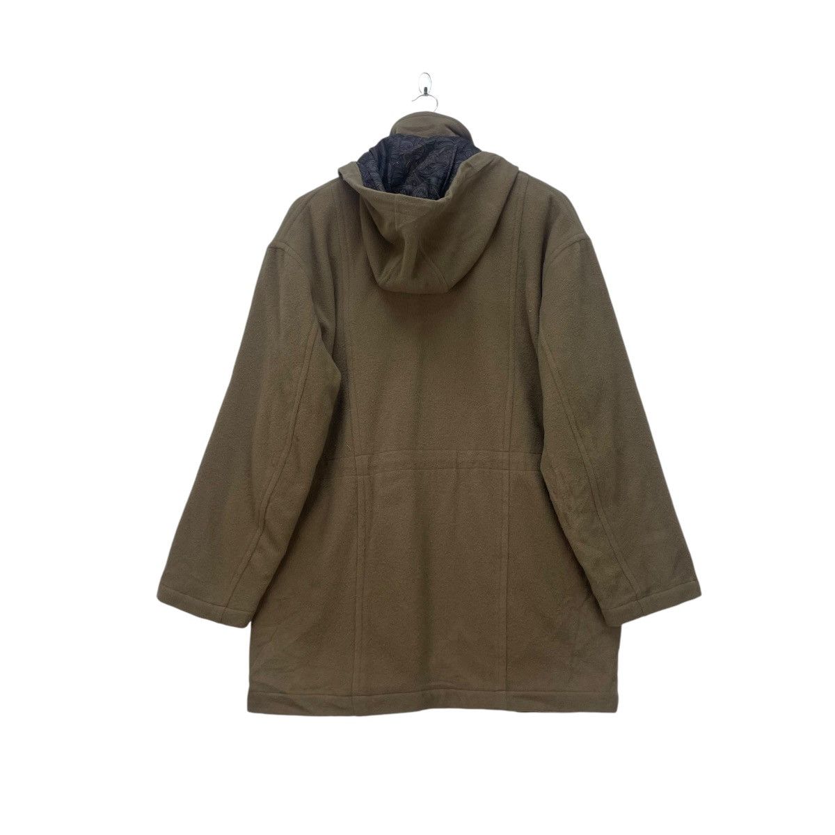 Autumn Cashmere × Designer × Lancel 💥Vintage Lancel Paris Wool Long Coat Detachable Hoodie Size US M / EU 48-50 / 2 - 3 Thumbnail