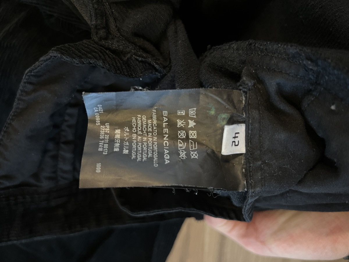 Balenciaga Balenciaga Corduroy Trousers Black Size US 33 - 5 Thumbnail