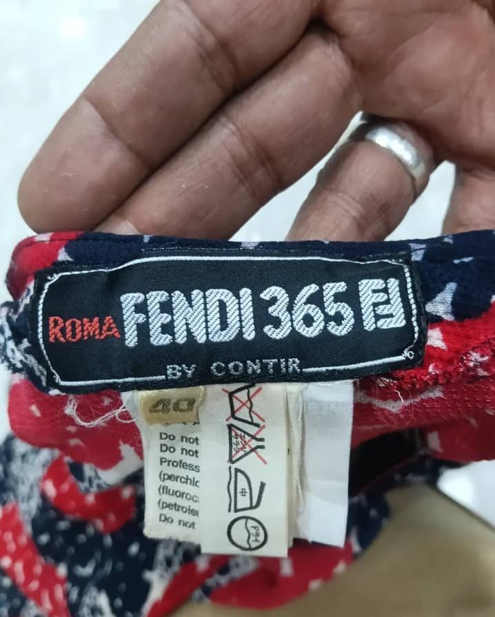 Fendi Authentic Fendi 365 Blouse Multicolor Size S / US 4 / IT 40 - 6 Thumbnail