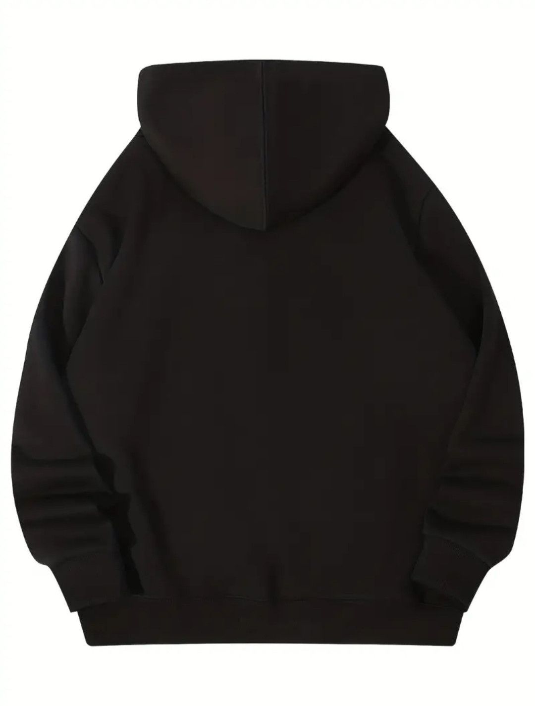Zipper Hoodies Men Solid Color