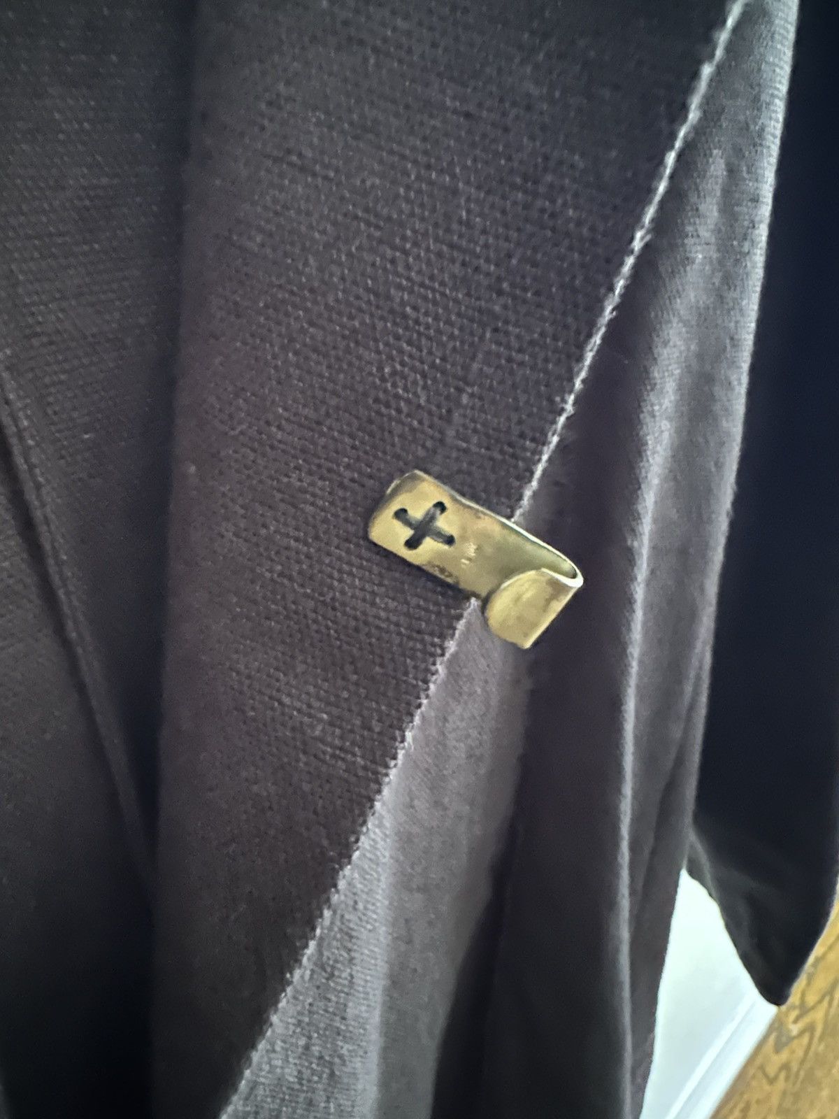 Ma+ ma+ Long Blazer Black (Cotton/Linen/Silk Blend) Size US S / EU 44-46 / 1 - 4 Thumbnail