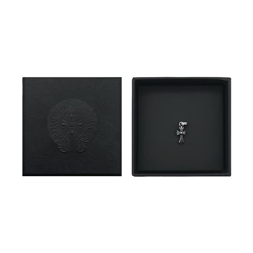 Chrome Hearts Silver Babyfat Cross Pendant