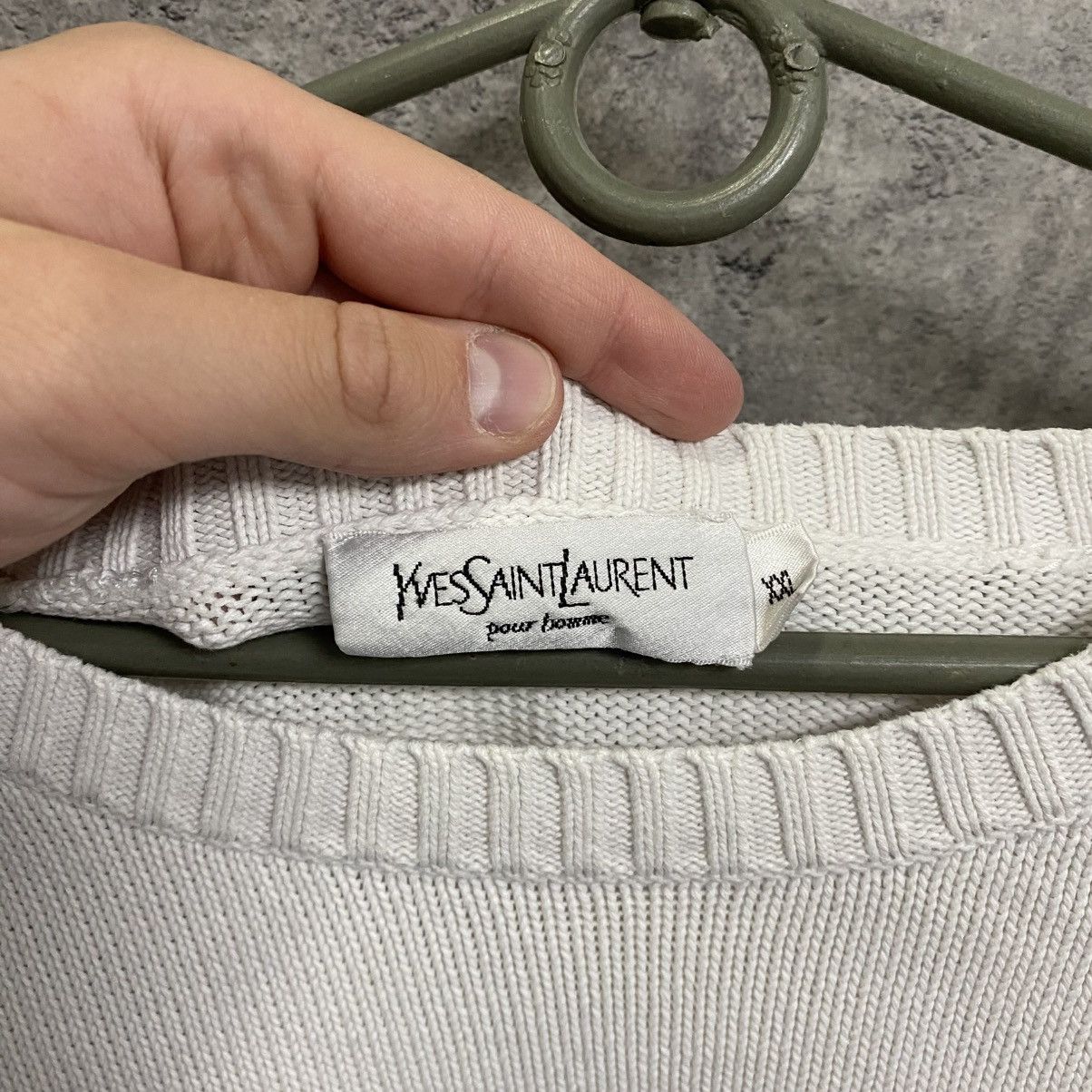 Yves Saint Laurent Heavy YSL Sweater Knit Thick Yves Saint Laurent Sweatshirt Size US XXL / EU 58 / 5 - 10 Thumbnail