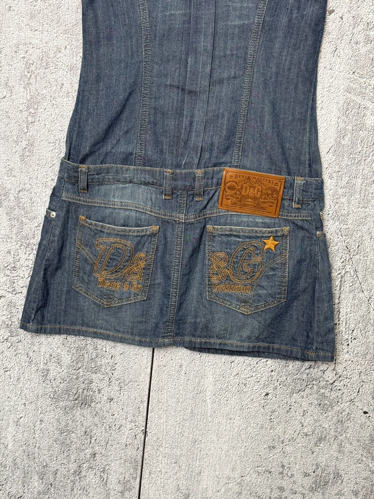 Dolce & Gabbana Dolce & Gabbana Denim Sleeveless Dress Button Front Jens D&G Size M / US 6-8 / IT 42-44 - 3 Thumbnail