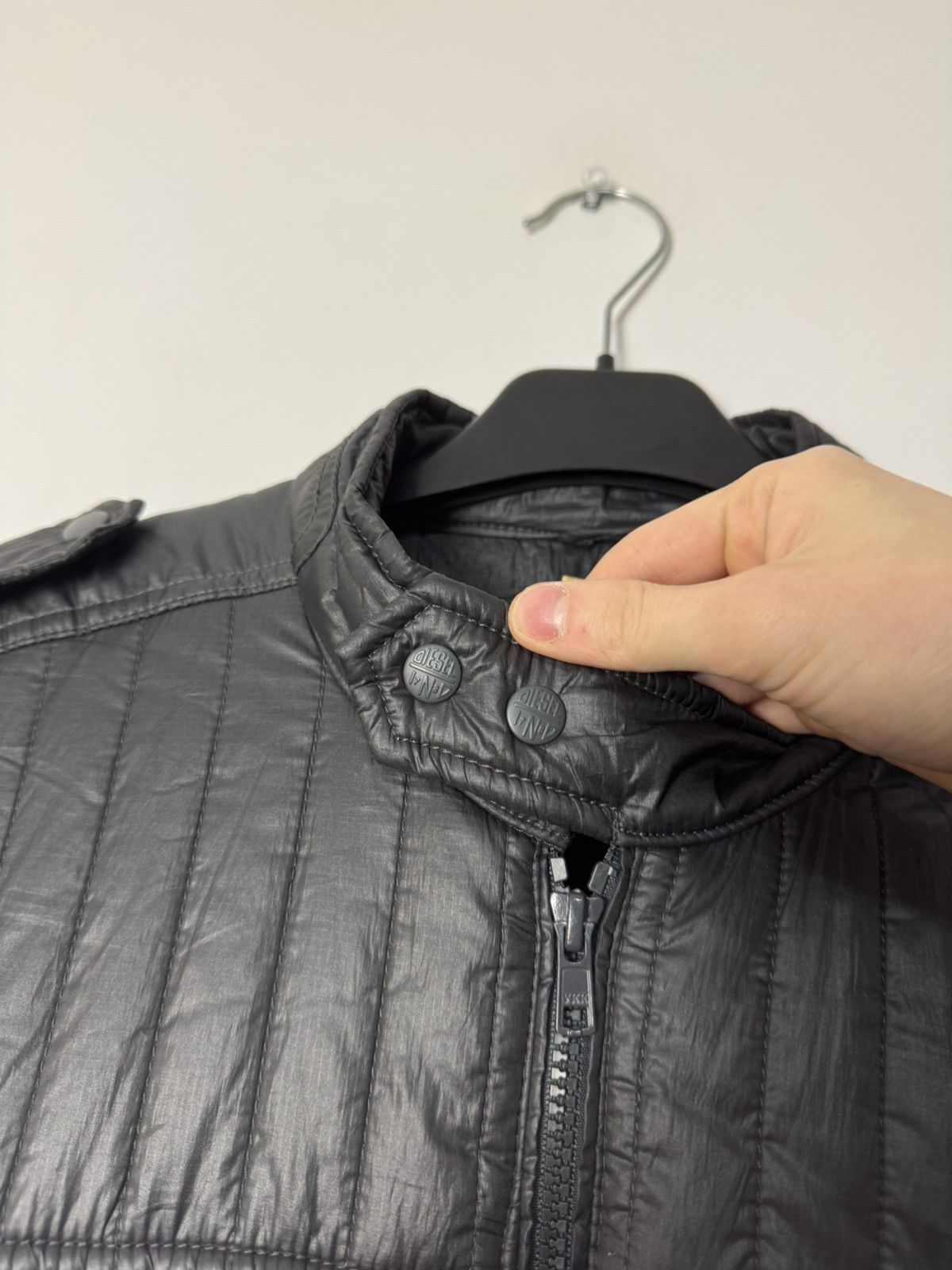 Diesel Diesel Quilted Biker Jacket Avant Garde Archive Style 00S Size US L / EU 52-54 / 3 - 7 Thumbnail