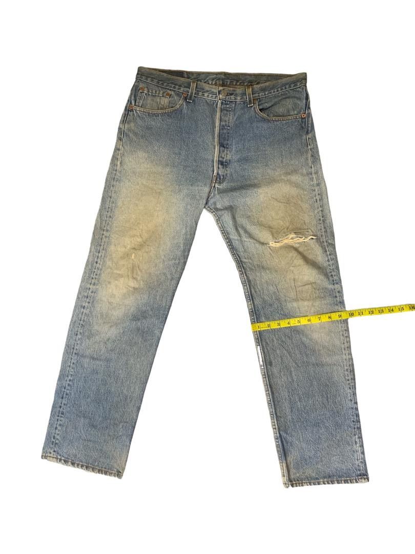 Levi's Vintage Clothing Vintage Levi’s 501xx Distressed Denim Size US 36 / EU 52 - 13 Thumbnail