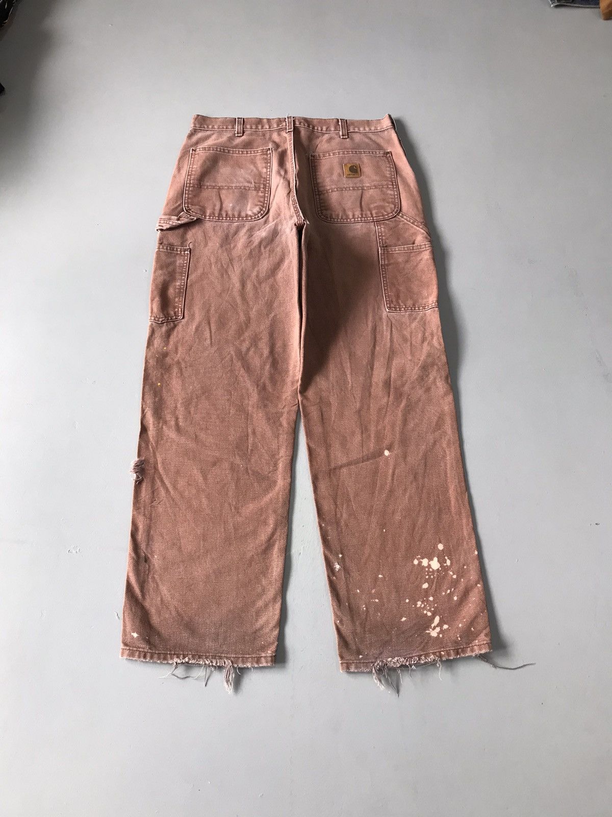 Carhartt Vintage Carhartt carpenter damaged workwear denim Size US 36 / EU 52 - 2 Thumbnail