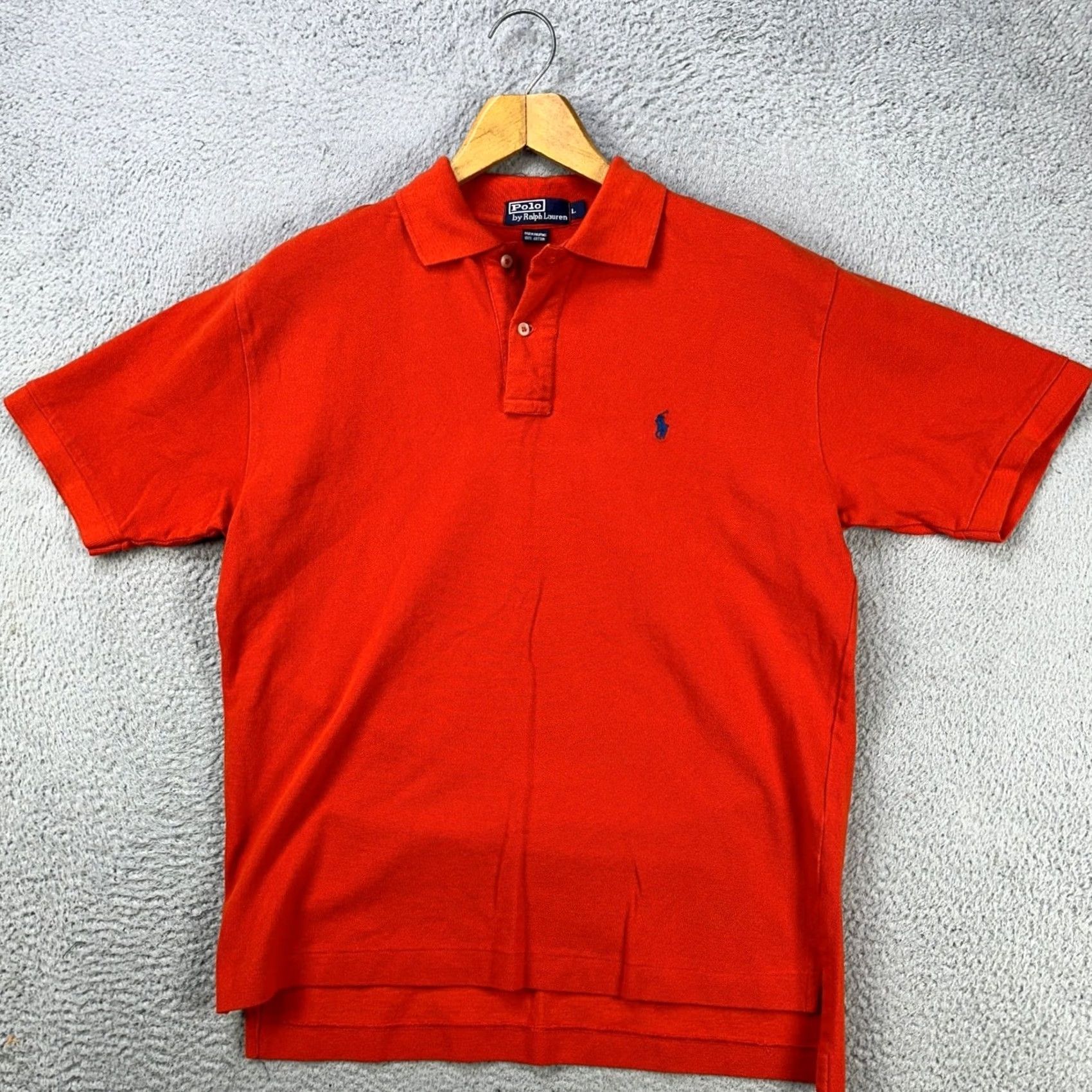 Polo Ralph Lauren Polo Ralph Lauren Shirt Mens L Red Rugby Short Sleeve Outdoor Pony Logo Size US L / EU 52-54 / 3 - 2 Thumbnail