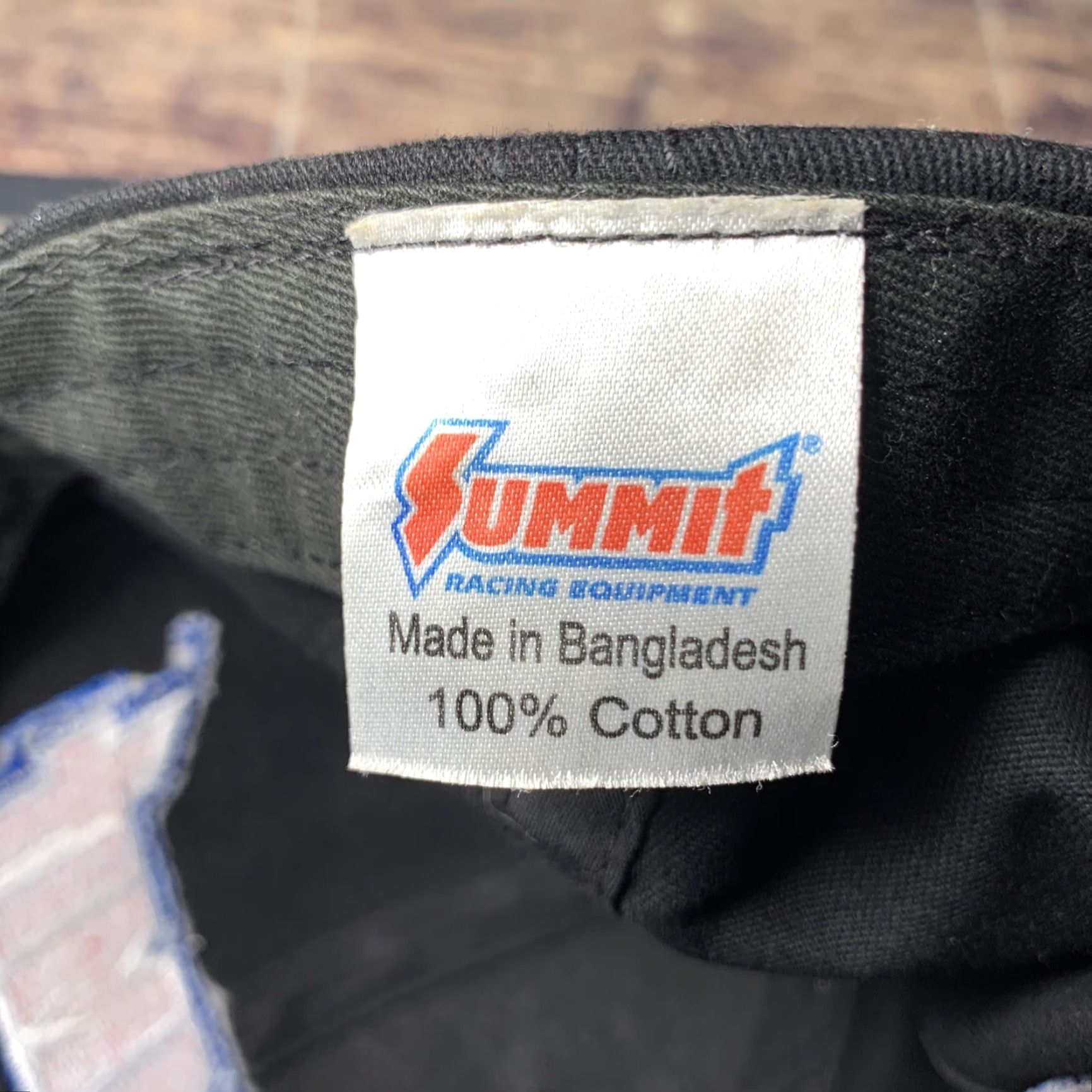 Vintage VINTAGE? No. SUMMIT Racing Equipment Adjustable Adult Baseball Ball Cap Hat Hot Rod Racing Size ONE SIZE - 6 Thumbnail