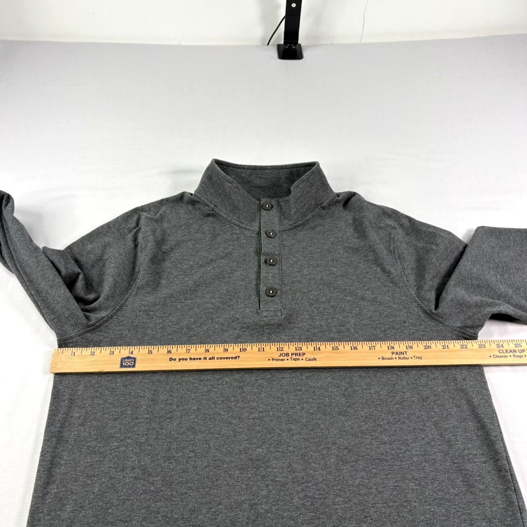 Rhone Rhone Sweater Mens Large Gray Wool Blend Pullover Casual Stretch Size US L / EU 52-54 / 3 - 4 Thumbnail