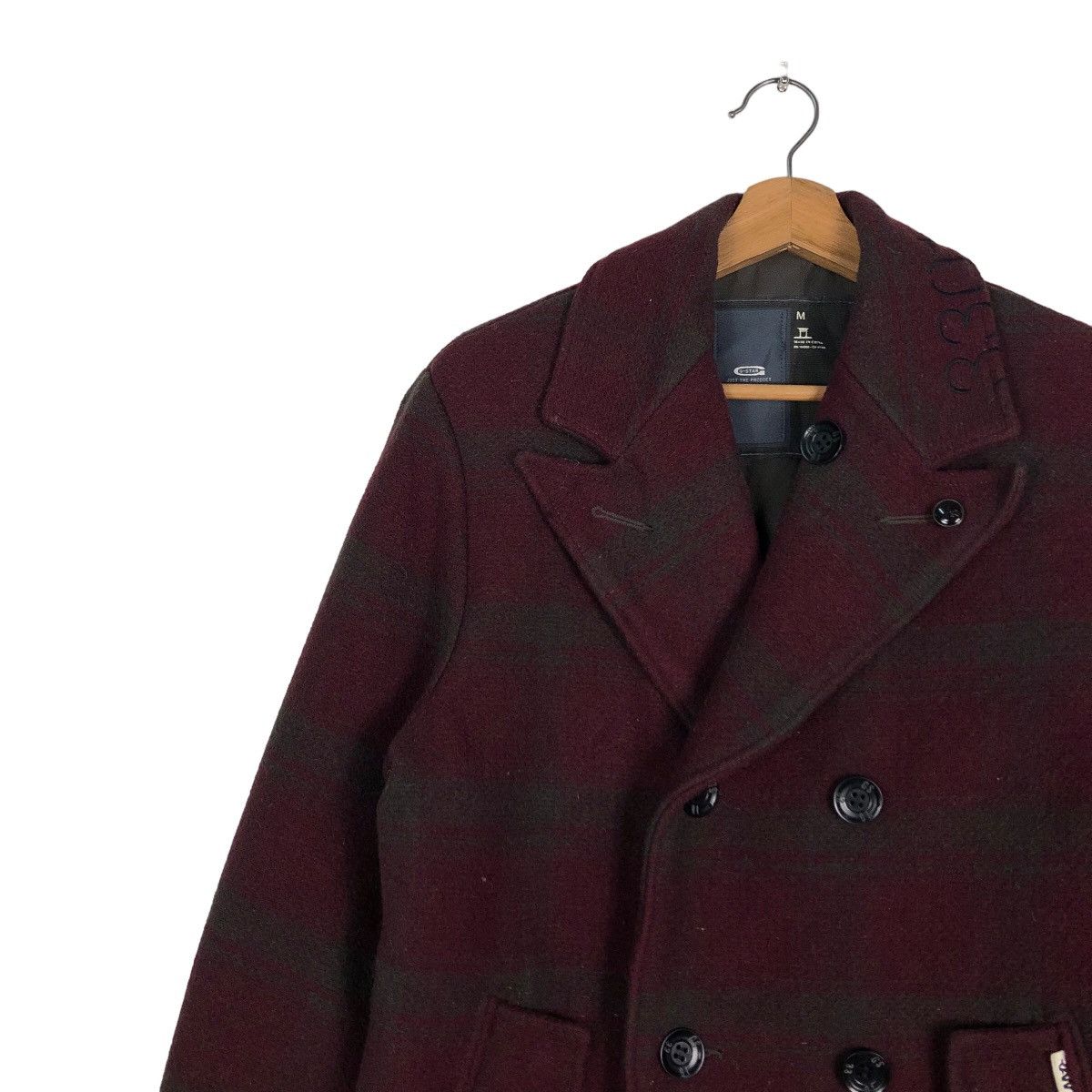 Hysteric Glamour 🔥Wool Biker Jacket Double Collar G Raw Japan Tartan Design Size US M / EU 48-50 / 2 - 7 Thumbnail