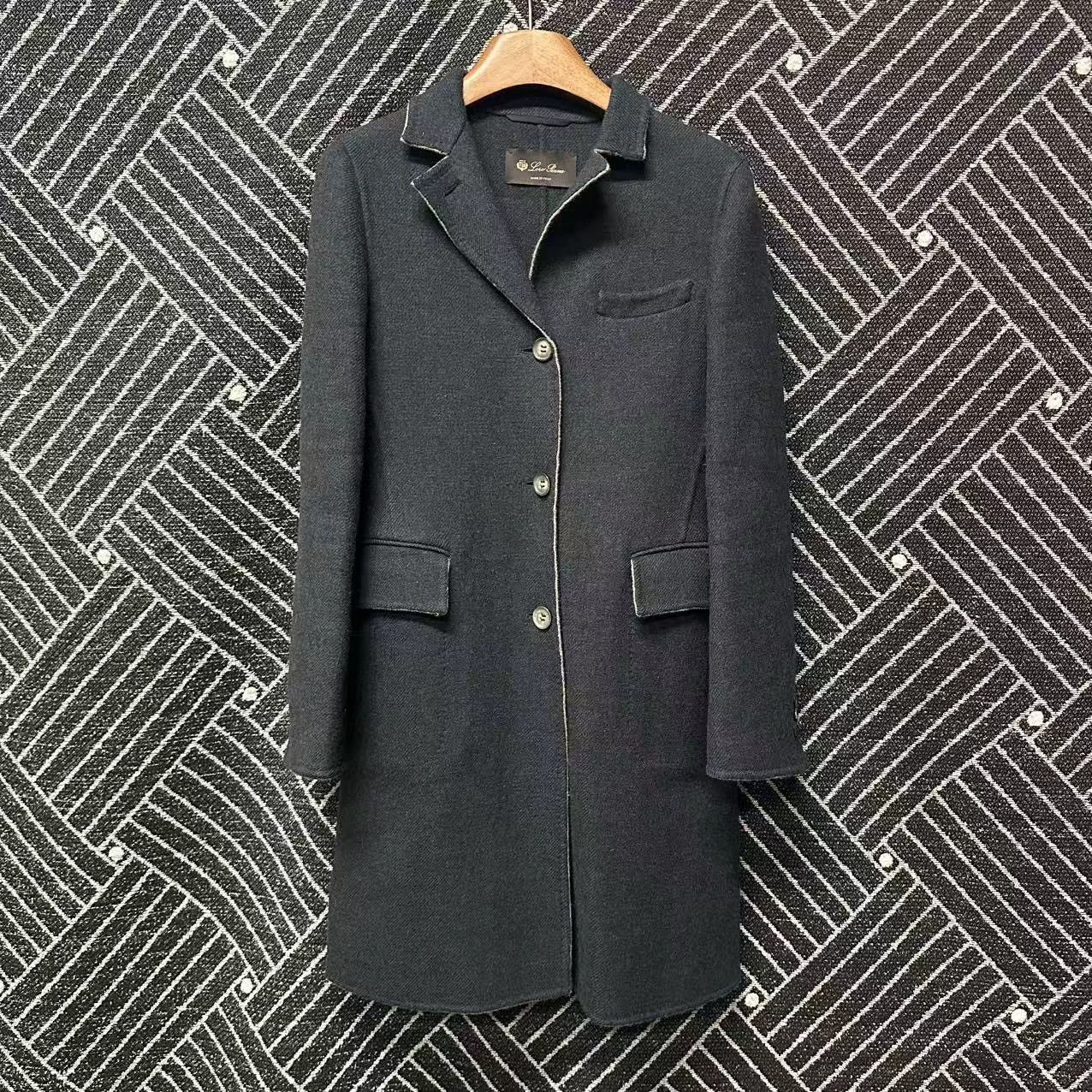 Loro Piana Loro Piana gray blue wool cashmere coat 36 NWT Size XS / US 0-2 / IT 36-38 - 1 Thumbnail