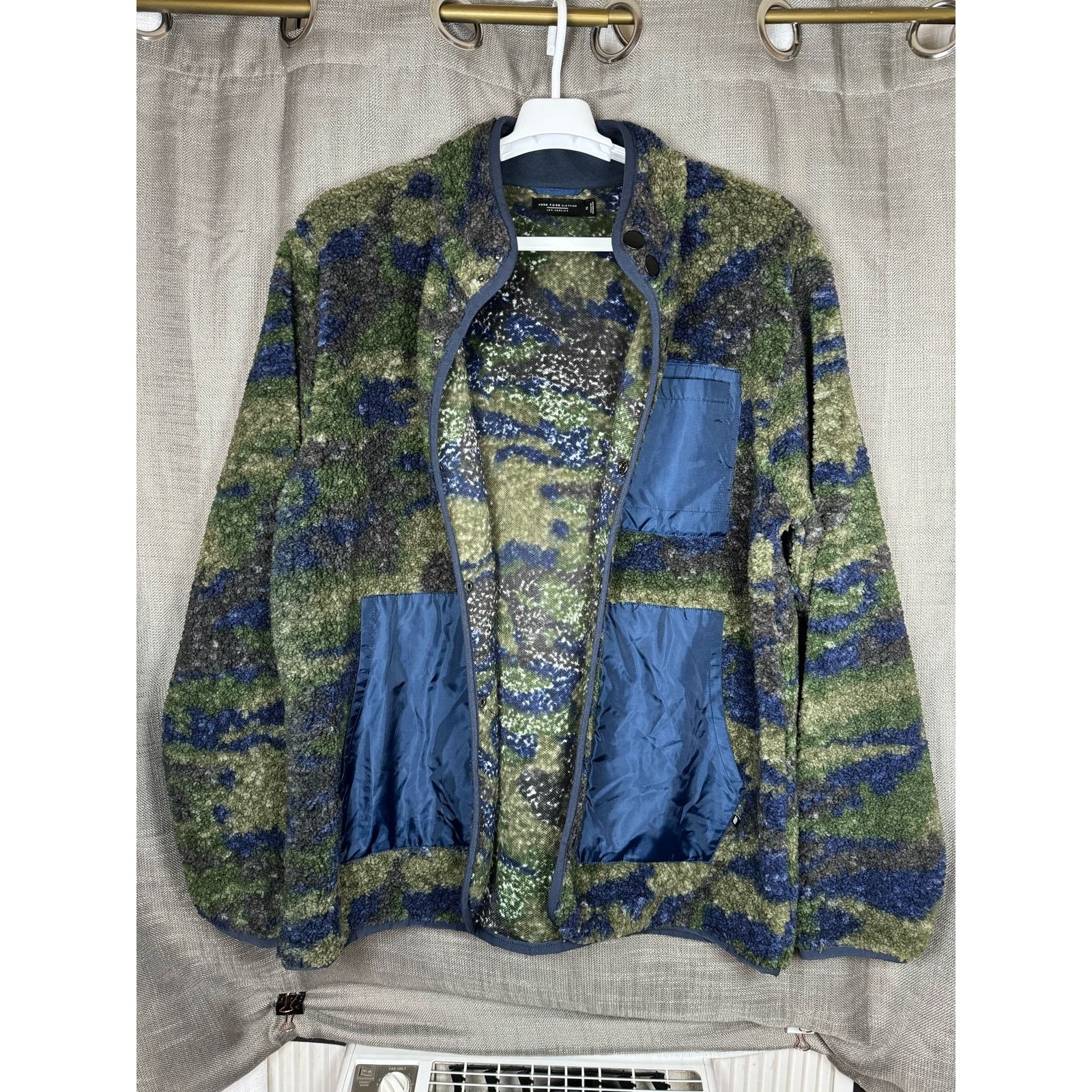 Junk Food Junk Food Men's Moroni Sherpa Jacket Outer-space Green Camo Size US XL / EU 56 / 4 - 2 Thumbnail
