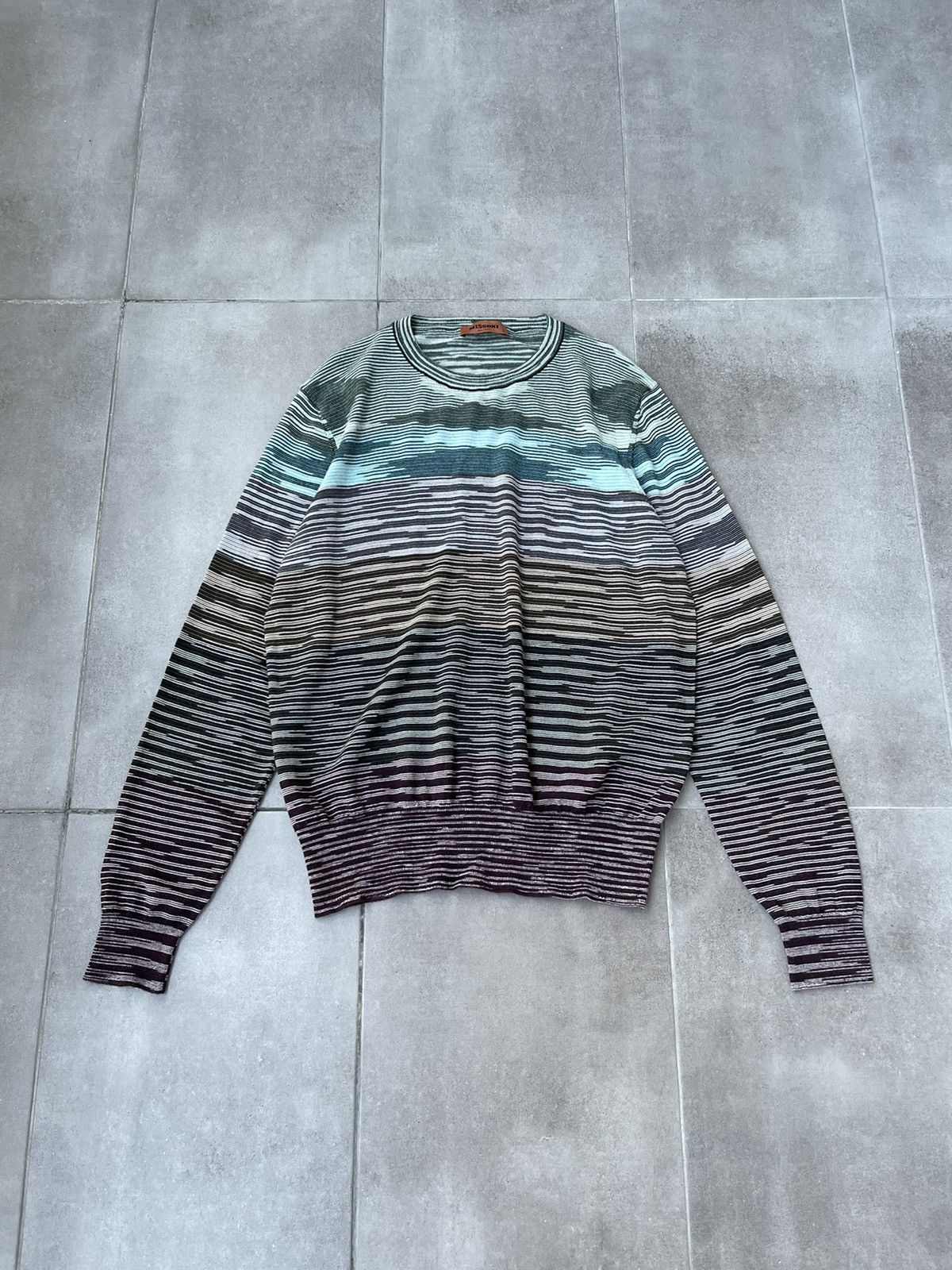 Missoni !DS! AW23 Missoni Striped Wool Sweater Size US L / EU 52-54 / 3 - 2 Thumbnail