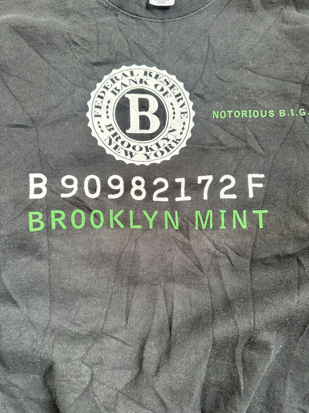 Rap Tees Vtg 90s Notorious BIG rappers sweatshirt Size US XXL / EU 58 / 5 - 5 Thumbnail