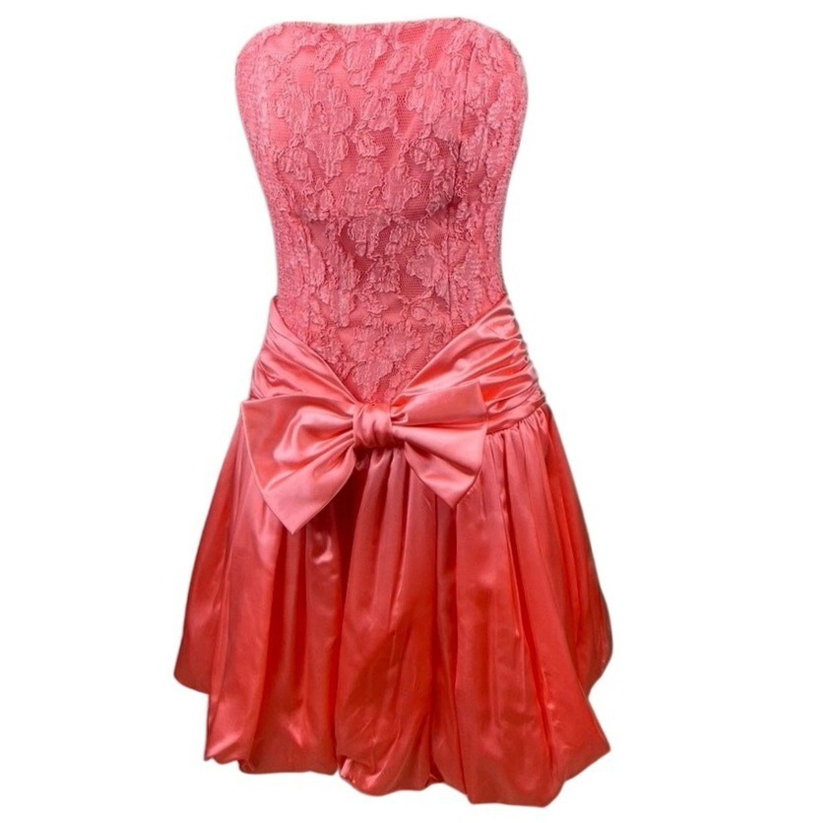 Betsey Johnson  Vintage Vintage Betsey Johnson Pink Lace Sheer Mini Dress  (S-M) | Grailed