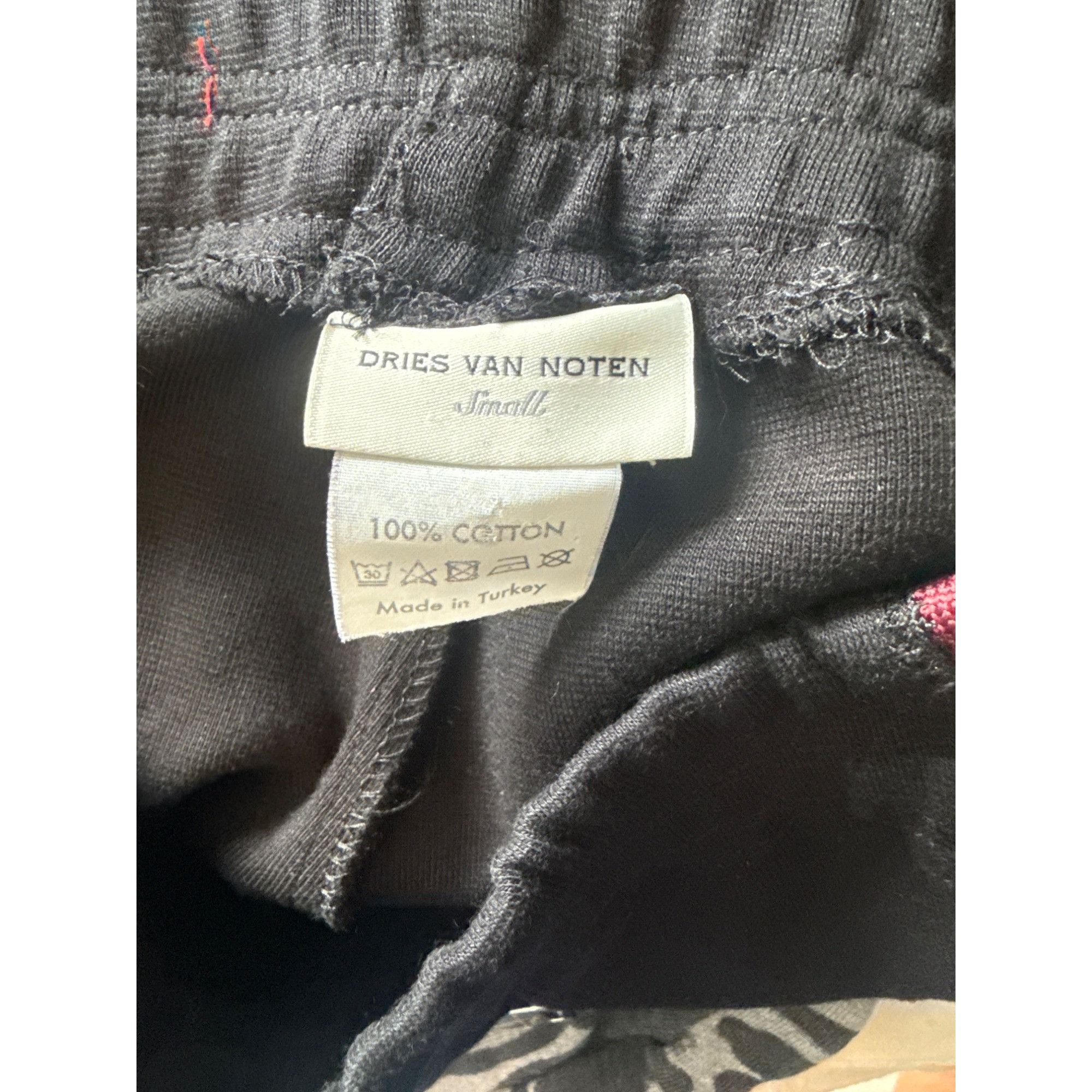 Dries Van Noten Dries Van Noten Black Pants Multicolor Side Stripe Small 100 Size 27" / US 4 / IT 40 - 3 Thumbnail