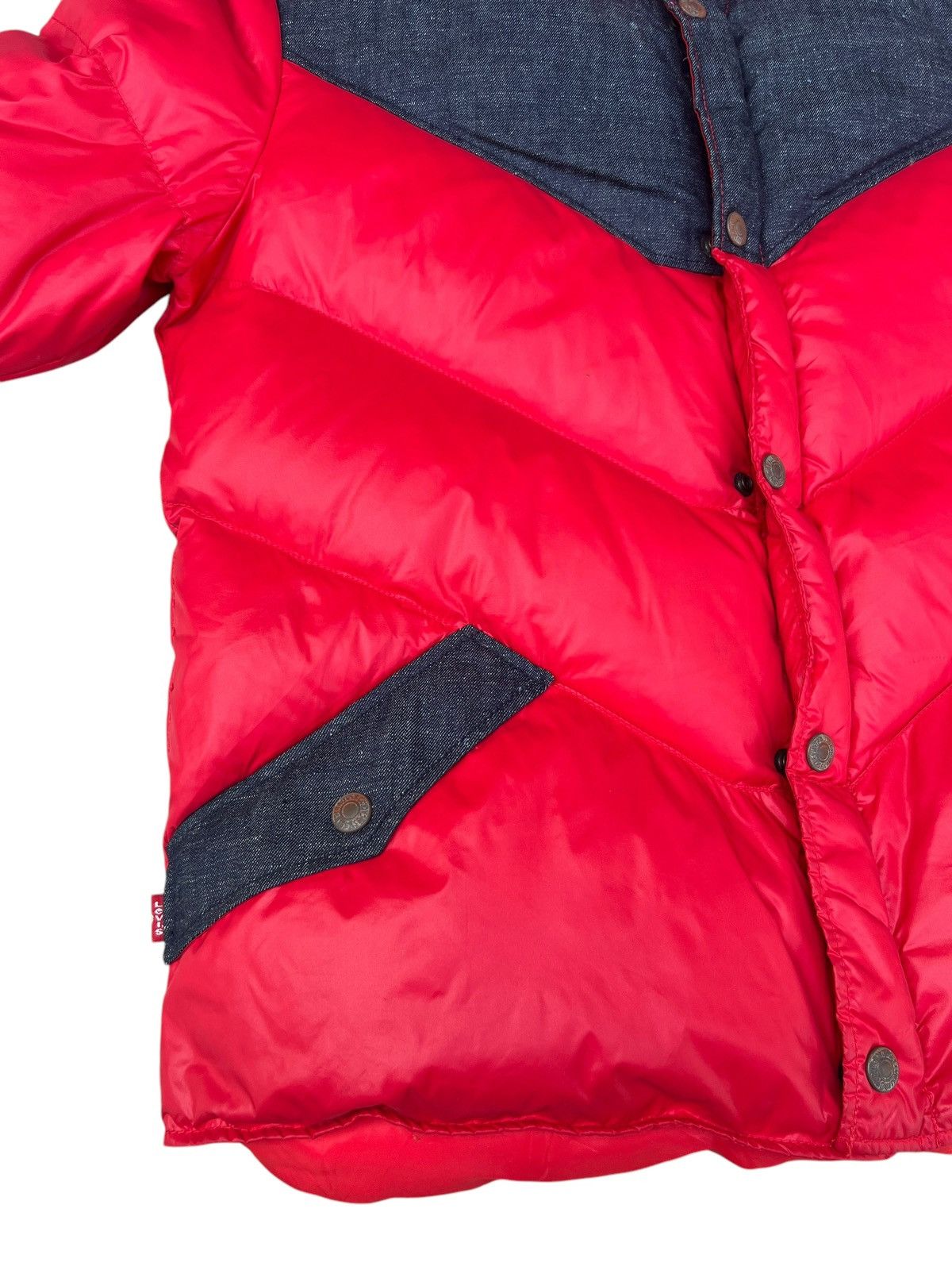 Levi's Vintage 2006 Levi's Red Tab Down Puffy Jacket Winter Warm Size US L / EU 52-54 / 3 - 7 Thumbnail