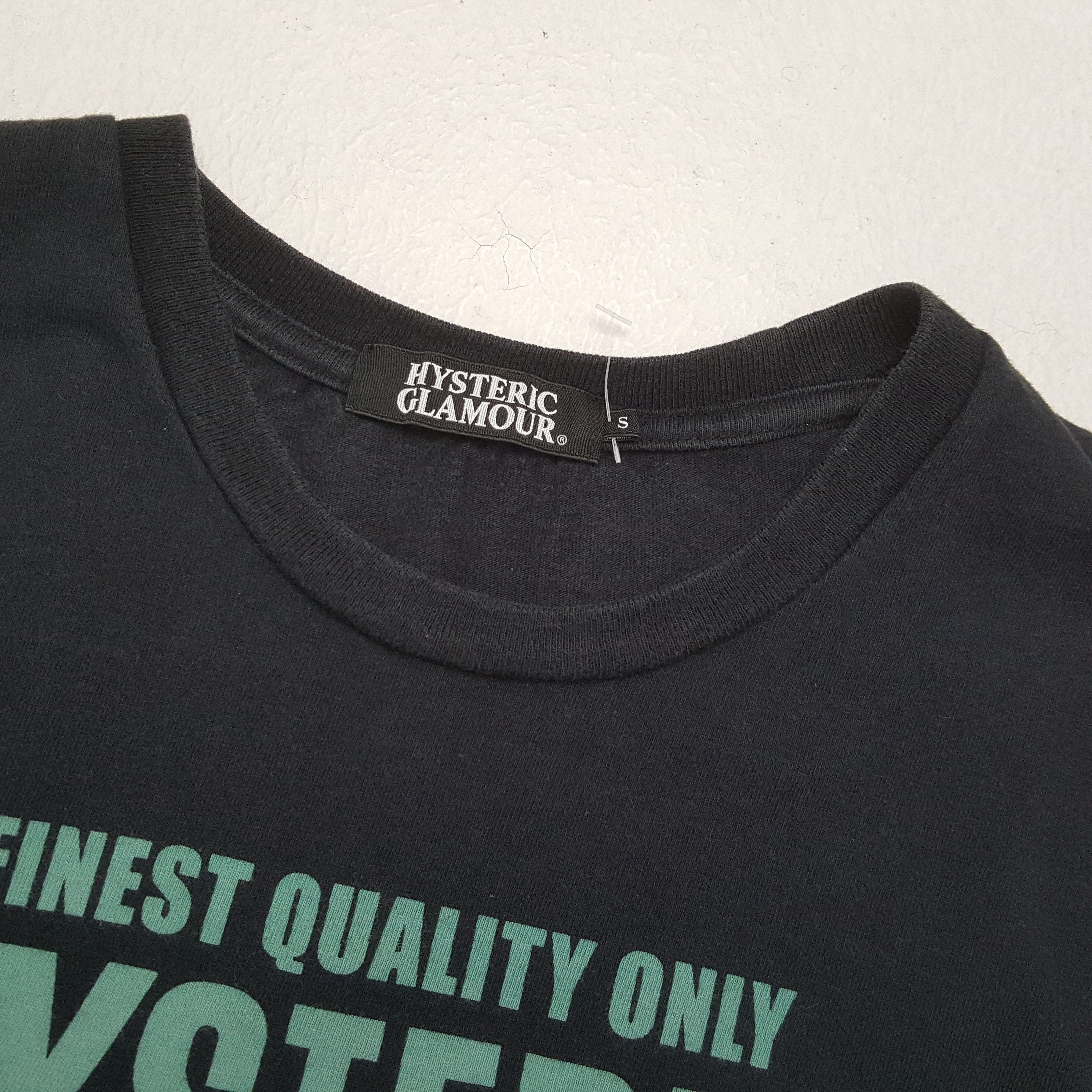 Hysteric Glamour × Japanese Brand × Vintage HYSTERIC GLAMOUR Japanese Brand Streetwear Tshirt Size US S / EU 44-46 / 1 - 8 Thumbnail