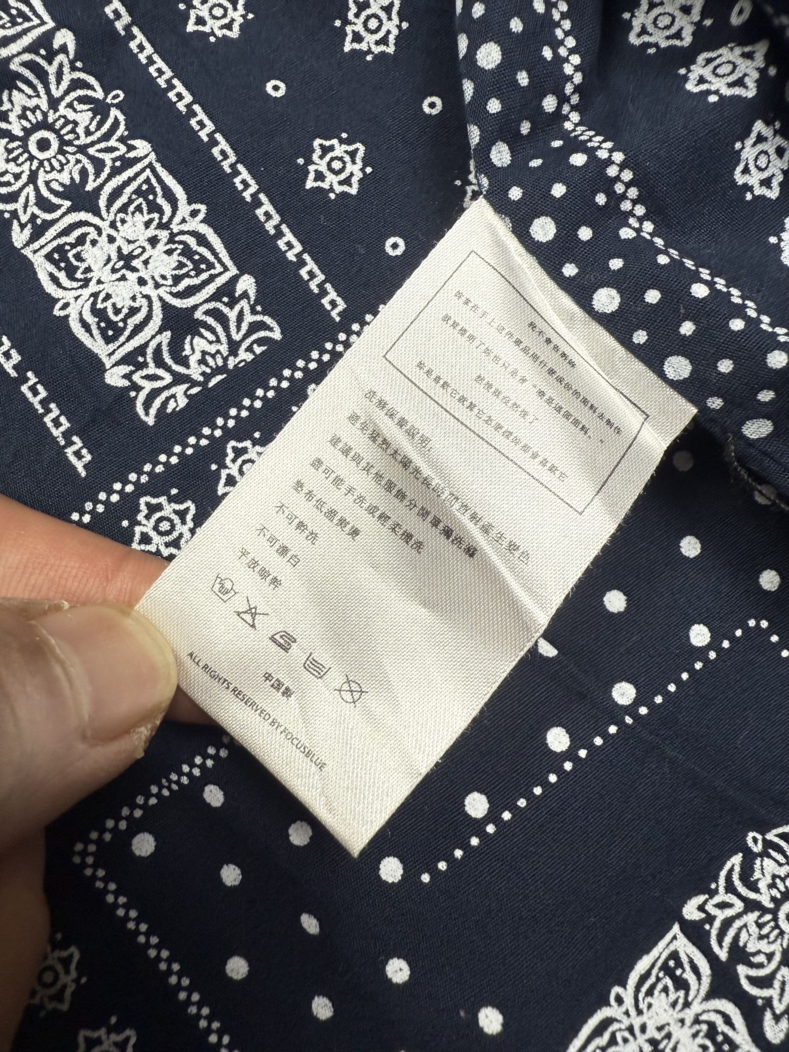 Japanese Brand Focus Blue Multi Pocket Utility Jacket 3D Pocket Cargo Size US L / EU 52-54 / 3 - 9 Thumbnail
