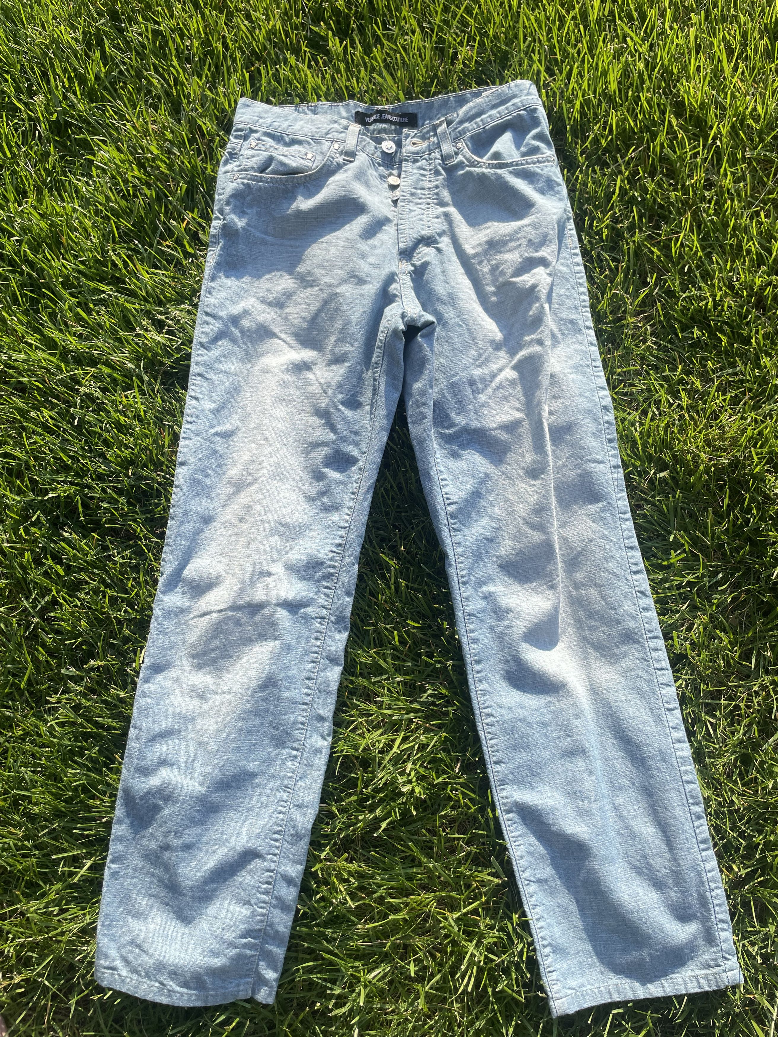Versace Jeans Couture Versace Jeans Couture Light Blue Wash Denim Size US 30 / EU 46 - 1 Thumbnail