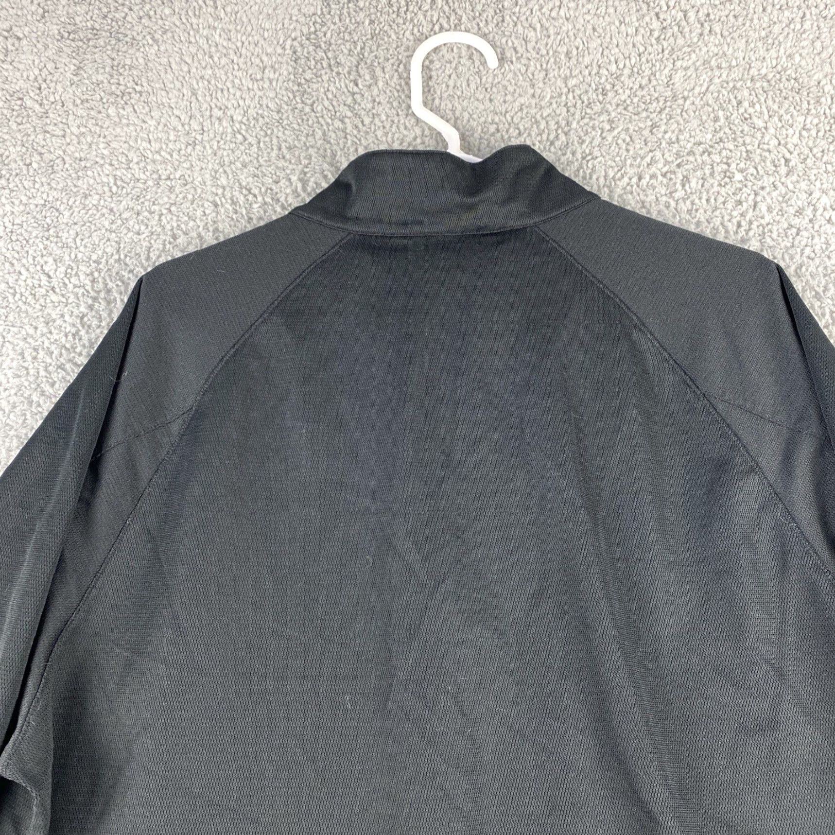 Nike Nike Pullover Jacket Adult XL Black Long Sleeve 1/4 Zip Light Mens Top 44-4 Size US XL / EU 56 / 4 - 8 Thumbnail