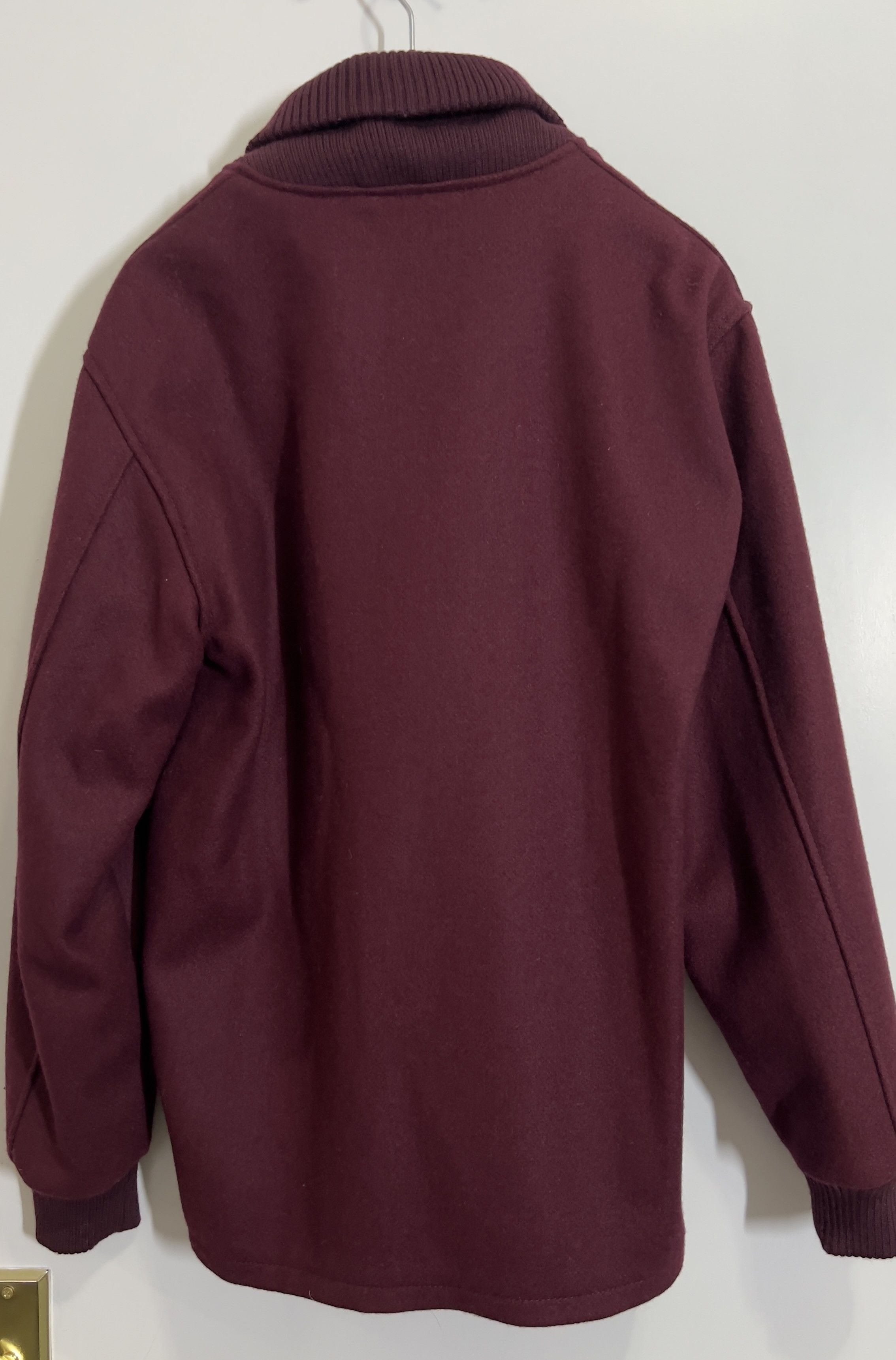 Dehen 1920 New Balance x Dehen 1920 Varsity Jacket Wool Maroon Size US M / EU 48-50 / 2 - 3 Thumbnail