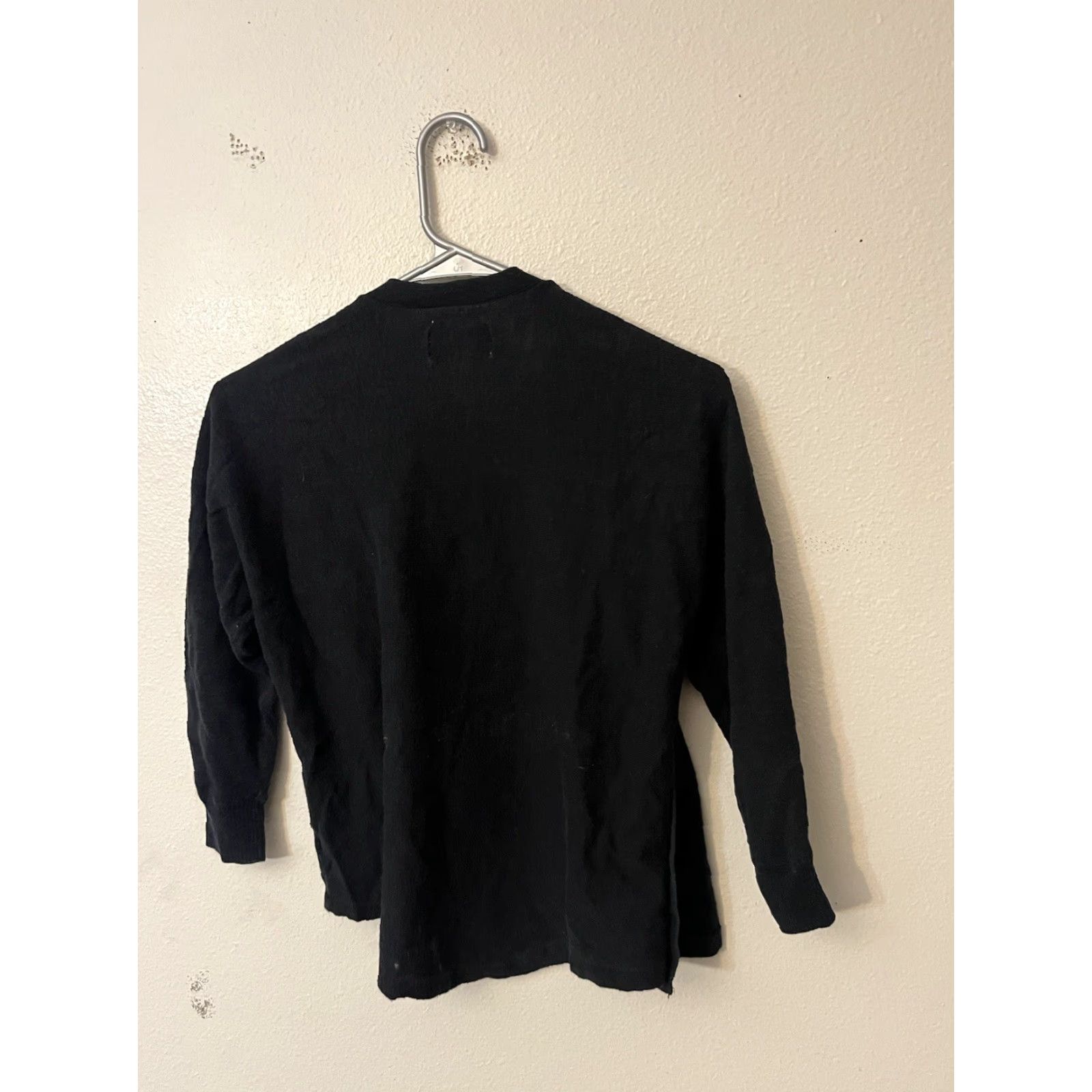 American Eagle Outfitters American Eagle Cardigan Womens Small Black Open Front Size S / US 4 / IT 40 - 2 Thumbnail