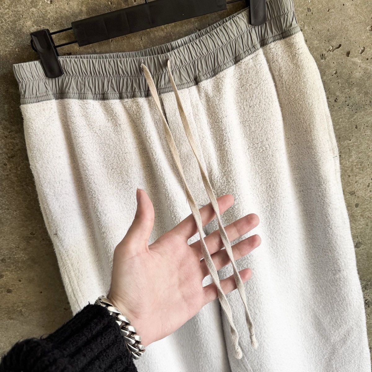 Rick Owens Rick Owens DRKSHDW FW20 Inside Out Reverse Wide Sweatpants Size US 32 / EU 48 - 3 Thumbnail