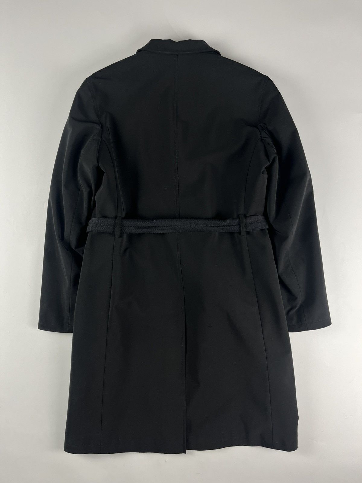 Prada Prada Belted Linen Formal Overcoat FW 1999 Size S / US 4 / IT 40 - 5 Thumbnail