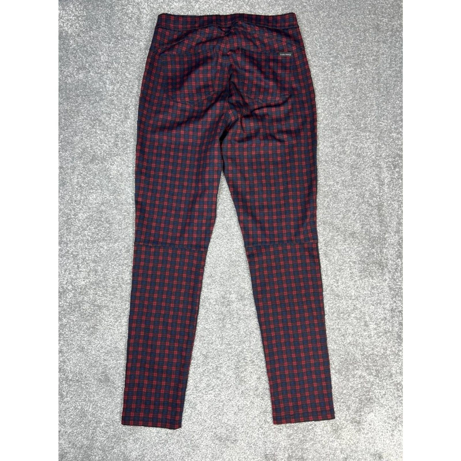 Anthropologie Anthropologie x Sanctuary Pants Women 8 Multicolor Plaid High Rise Skinny Leg Size 30" / US 8 / IT 44 - 2 Thumbnail