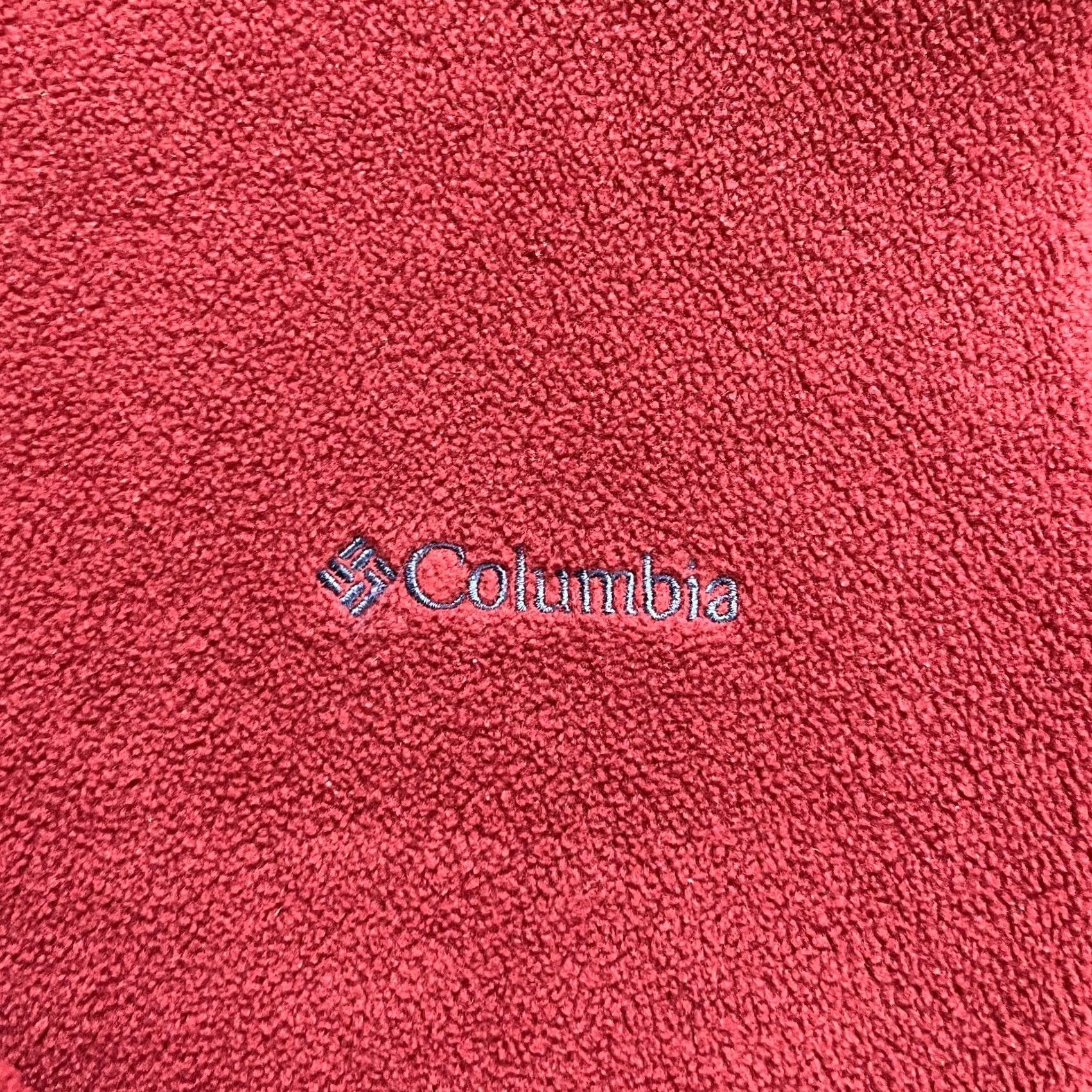 Logo 7 Columbia Fleece Jacket Full Zip Red Logo Adult Medium Women Jacket Regular Size M / US 6-8 / IT 42-44 - 4 Thumbnail