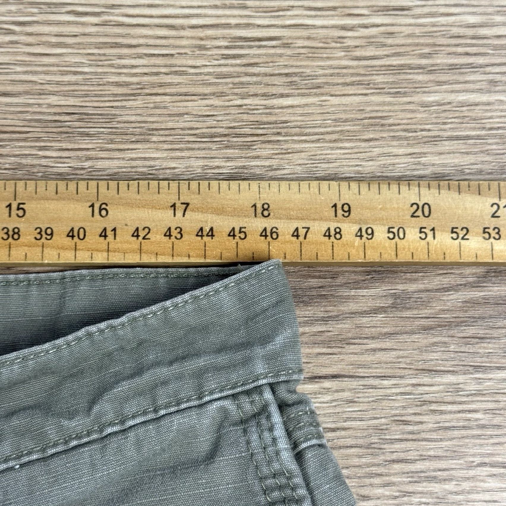 Wrangler VINTAGE Wrangler Riggs Canvas Double Knee Cargo Pants Green Y2K Carpenter 38x30 Mens Size US 38 / EU 54 - 6 Thumbnail