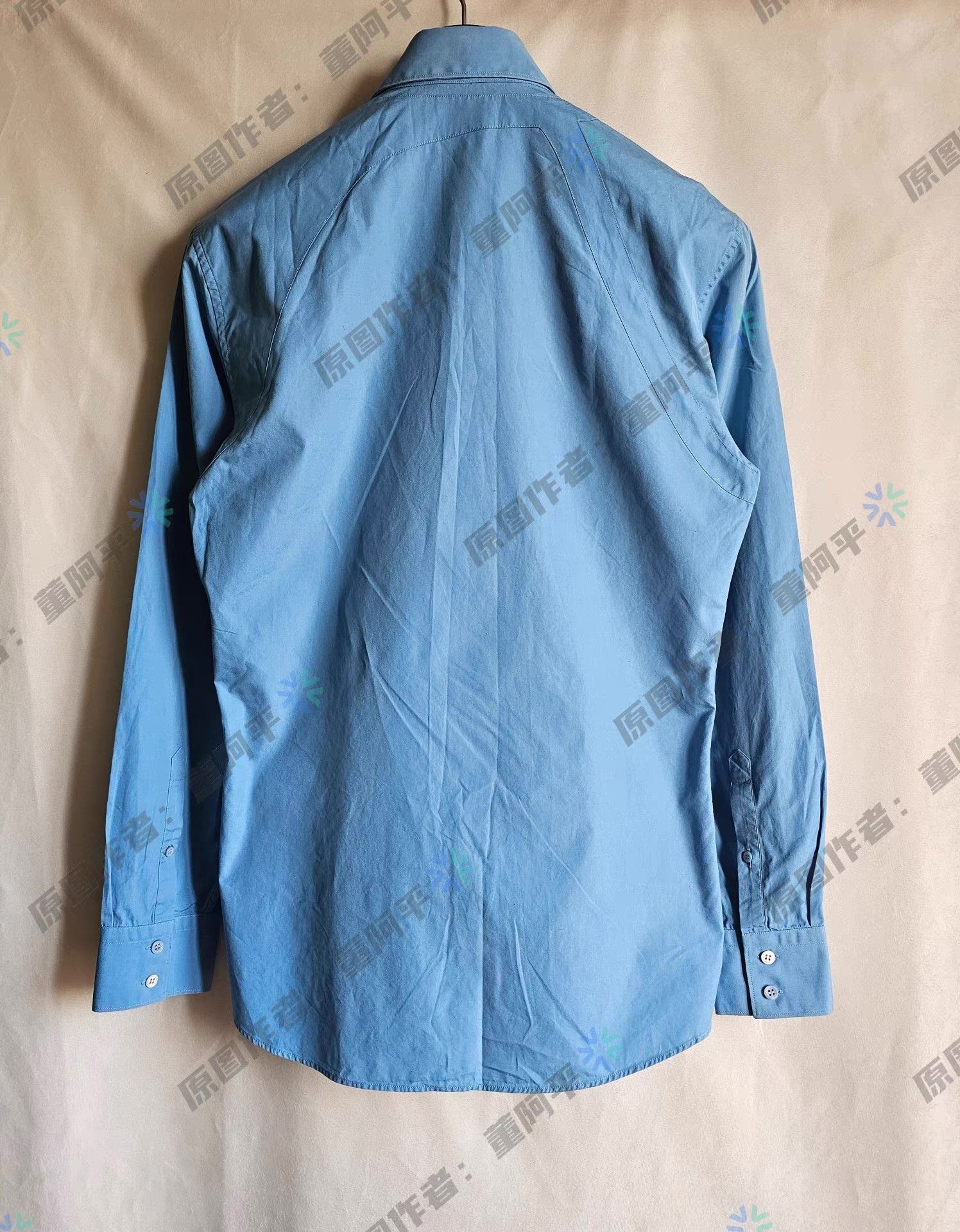 Alexander McQueen Alexander McQueen Sky Blue Long Sleeve Shirt, Size US L / EU 52-54 / 3 - 2 Thumbnail