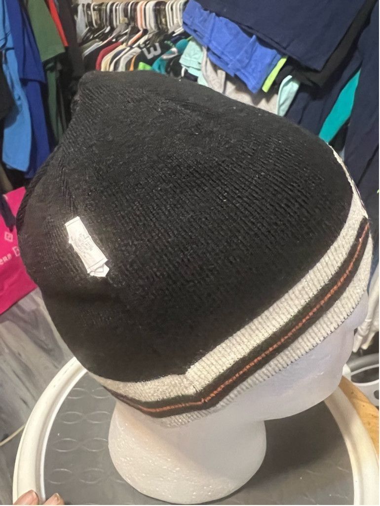 Reebok Unisex Reebok Beanie Hat One Size Black Orange Size ONE SIZE - 8 Thumbnail