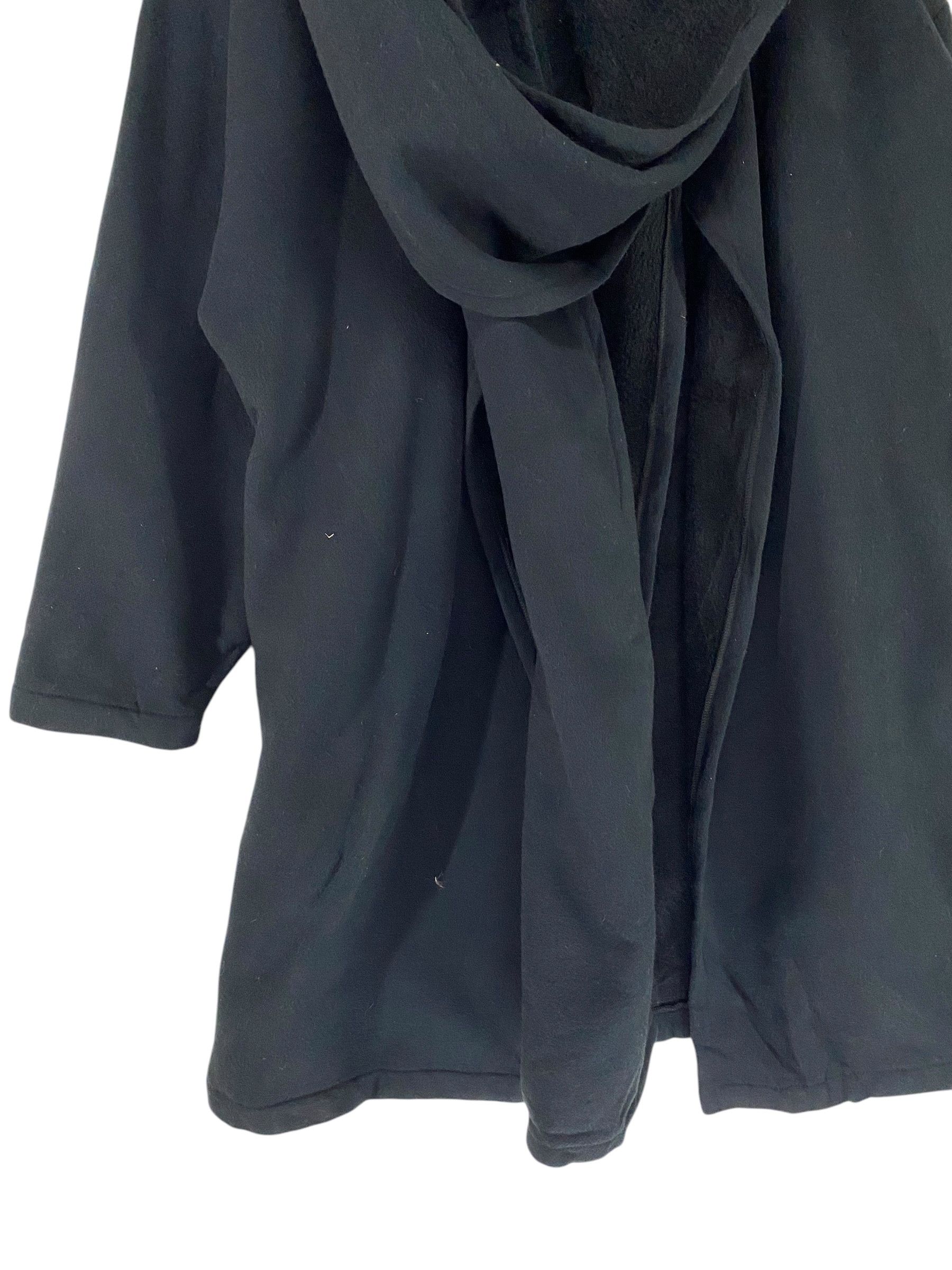 Other 1980s Norma Kamali shawl scarf hoodie wrap coat Size US M / EU 48-50 / 2 - 9 Thumbnail