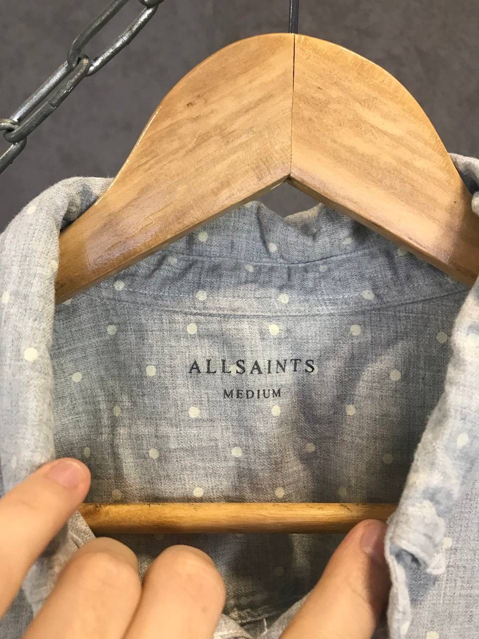 Allsaints Allsaints designer monogram logo shirt Size US M / EU 48-50 / 2 - 4 Thumbnail
