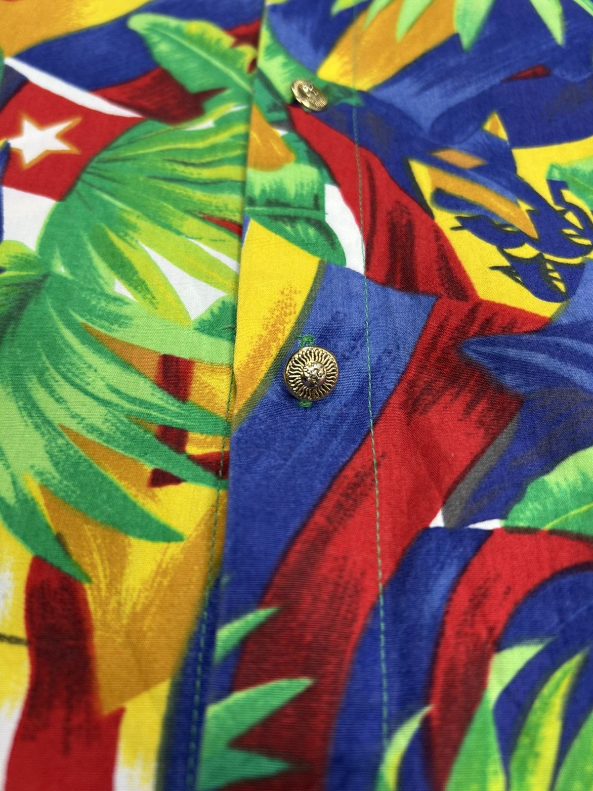 Versace Jeans Couture Vintage Versace Jeans Couture Aloha Shirt Size US L / EU 52-54 / 3 - 6 Thumbnail