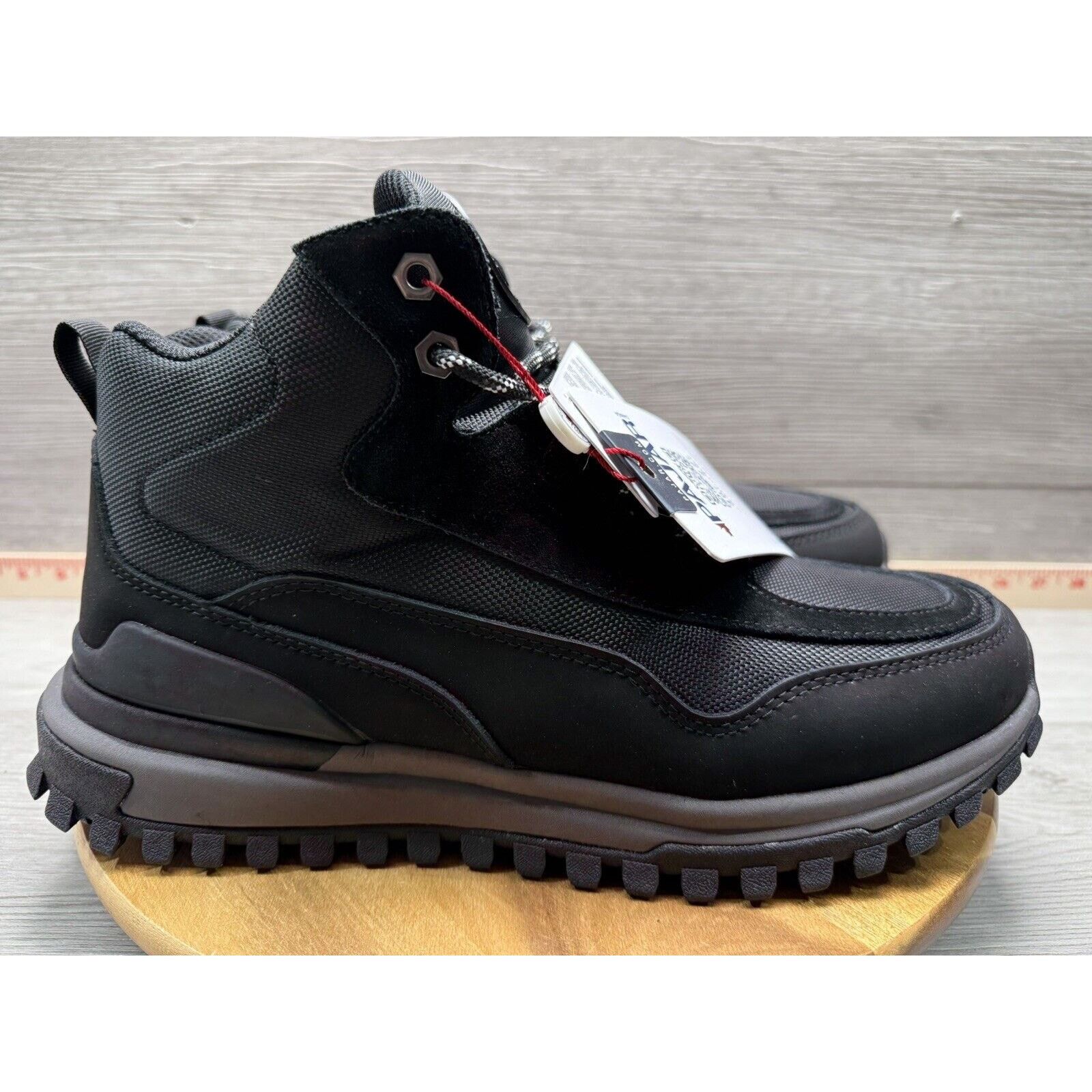 Pajar PAJAR Men's Fireburst Front Lace Black Nubuck Boots.Mens 11 Size US 11 / EU 44 - 2 Thumbnail