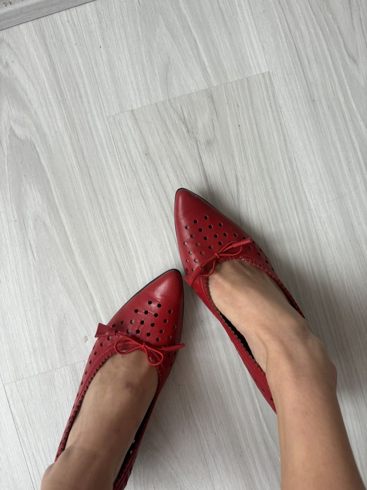 Vintage y2k leather kitten heels Size US 8.5 / IT 38.5 - 3 Thumbnail