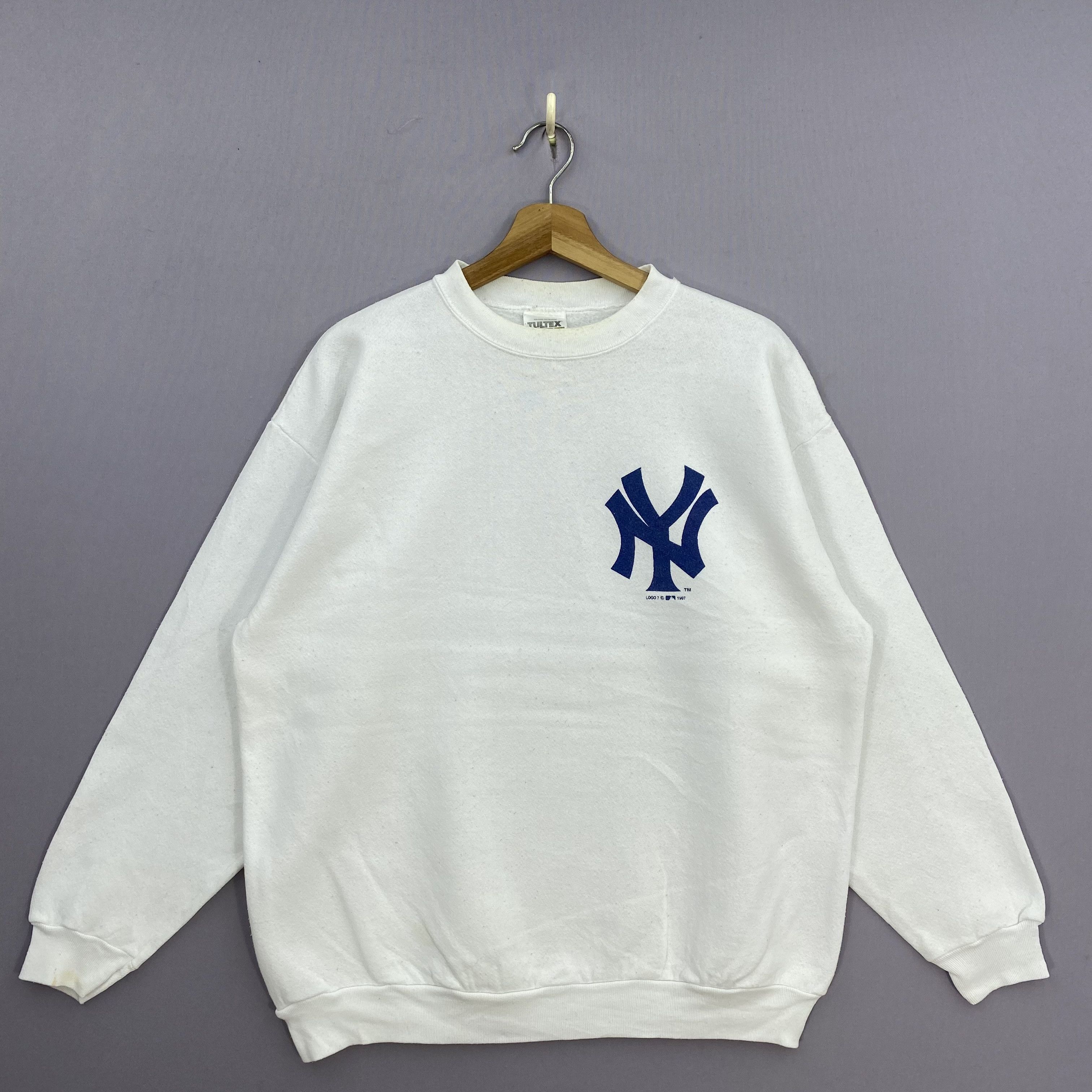 MLB Vintage 90s New York Yankees Pullover Sweatshirt Size US L / EU 52-54 / 3 - 2 Thumbnail