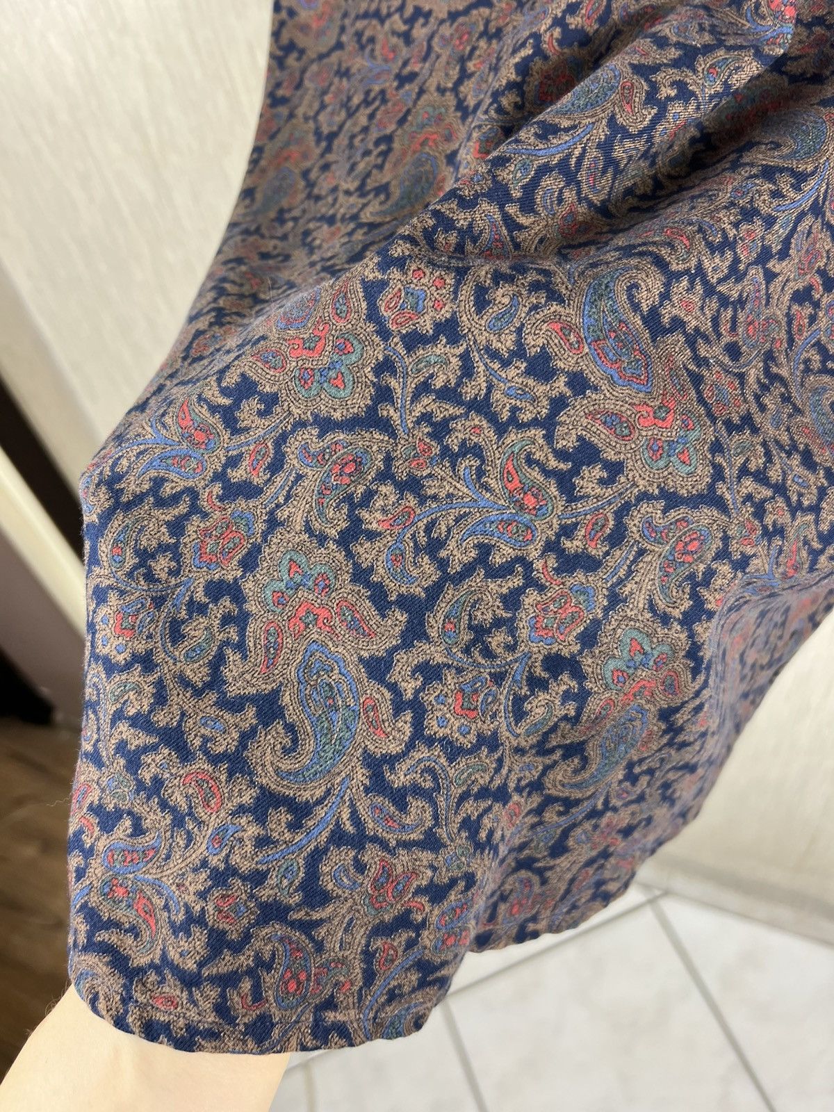 Gant Vintage 80s Gant baroque pattern retro pocket shirt cotton Size US M / EU 48-50 / 2 - 21 Thumbnail