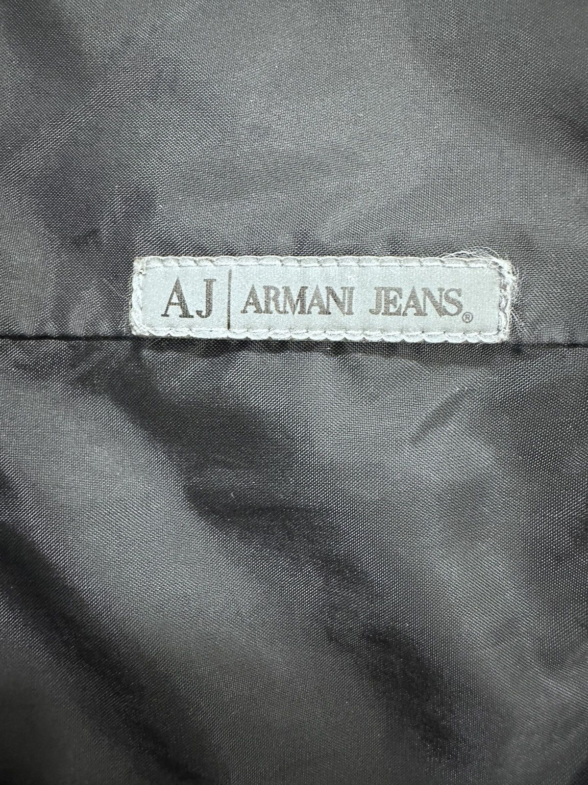 Armani × Designer × Vintage Armani Jeans Vintage Jacket Black Mens XL Size US XL / EU 56 / 4 - 8 Thumbnail